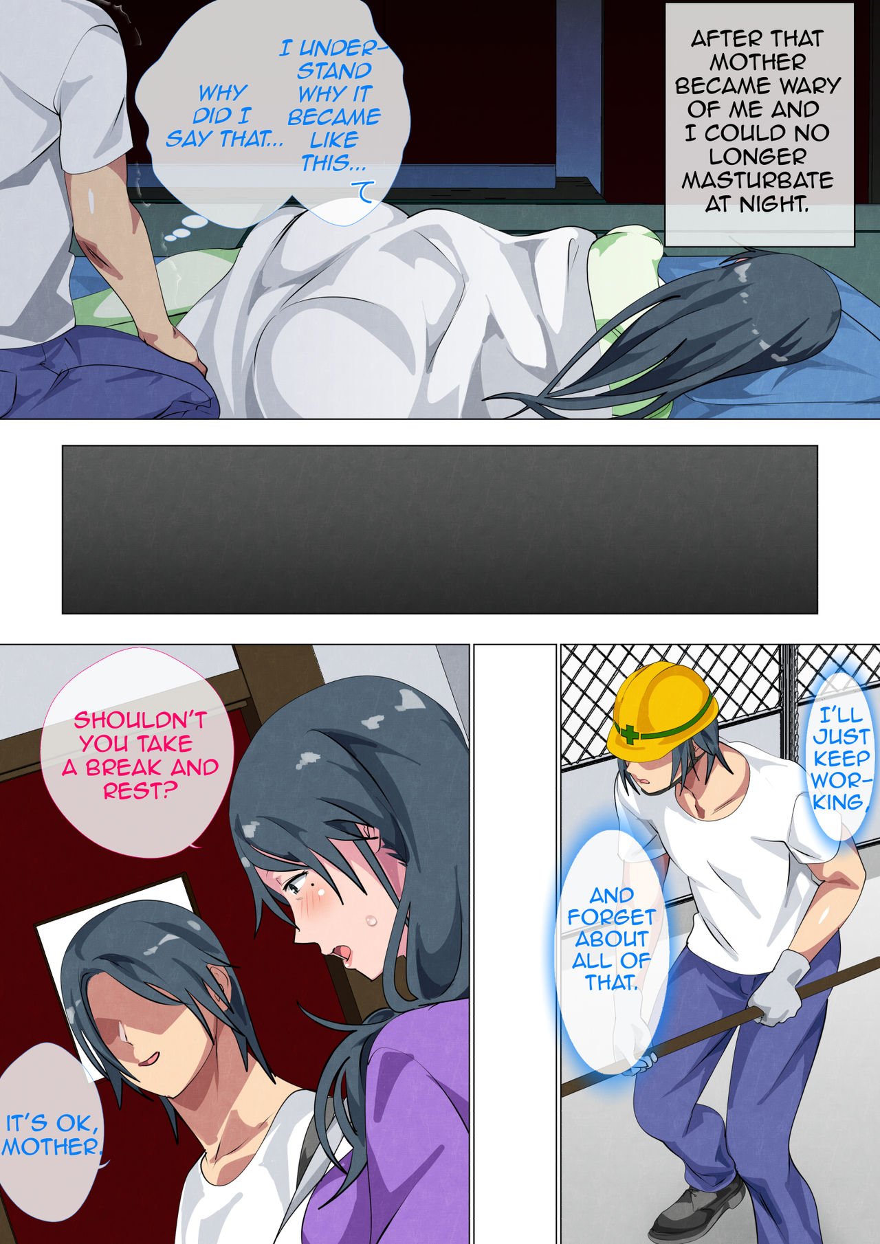 Widowed Mother Sayoko – Record of a Copulation of a Mother and Son Living in a Small Room [Spices] 1 . Widowed Mother Sayoko - Record of a Copulation of a Mother and Son Living in a Small Room - Chapter 1 [Spices] – page 23