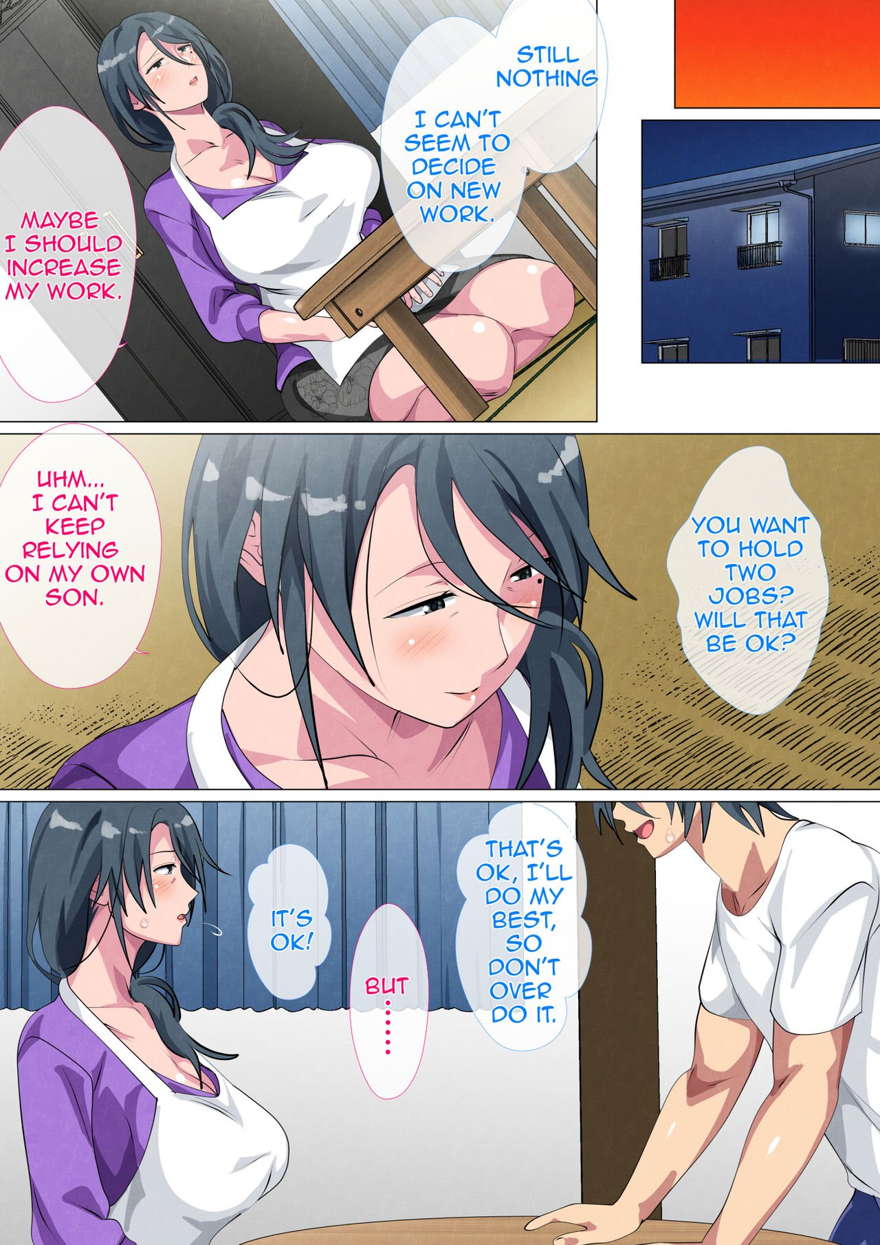 Widowed Mother Sayoko – Record of a Copulation of a Mother and Son Living in a Small Room [Spices] 1 . Widowed Mother Sayoko - Record of a Copulation of a Mother and Son Living in a Small Room - Chapter 1 [Spices] – page 62
