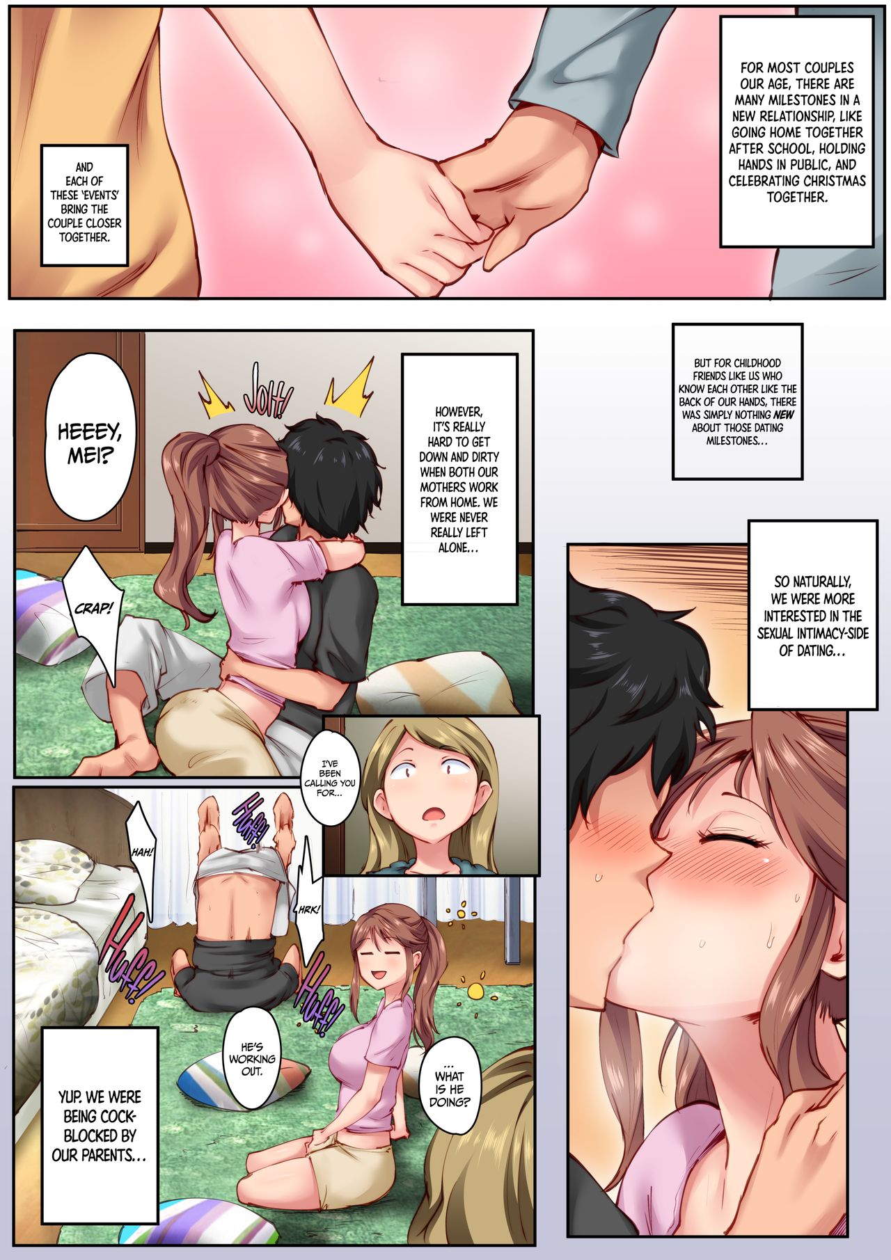 Home Alone Romp with my Childhood Friend [Val] 1 . Home Alone Romp with my Childhood Friend - Chapter 1 [Val] – page 4