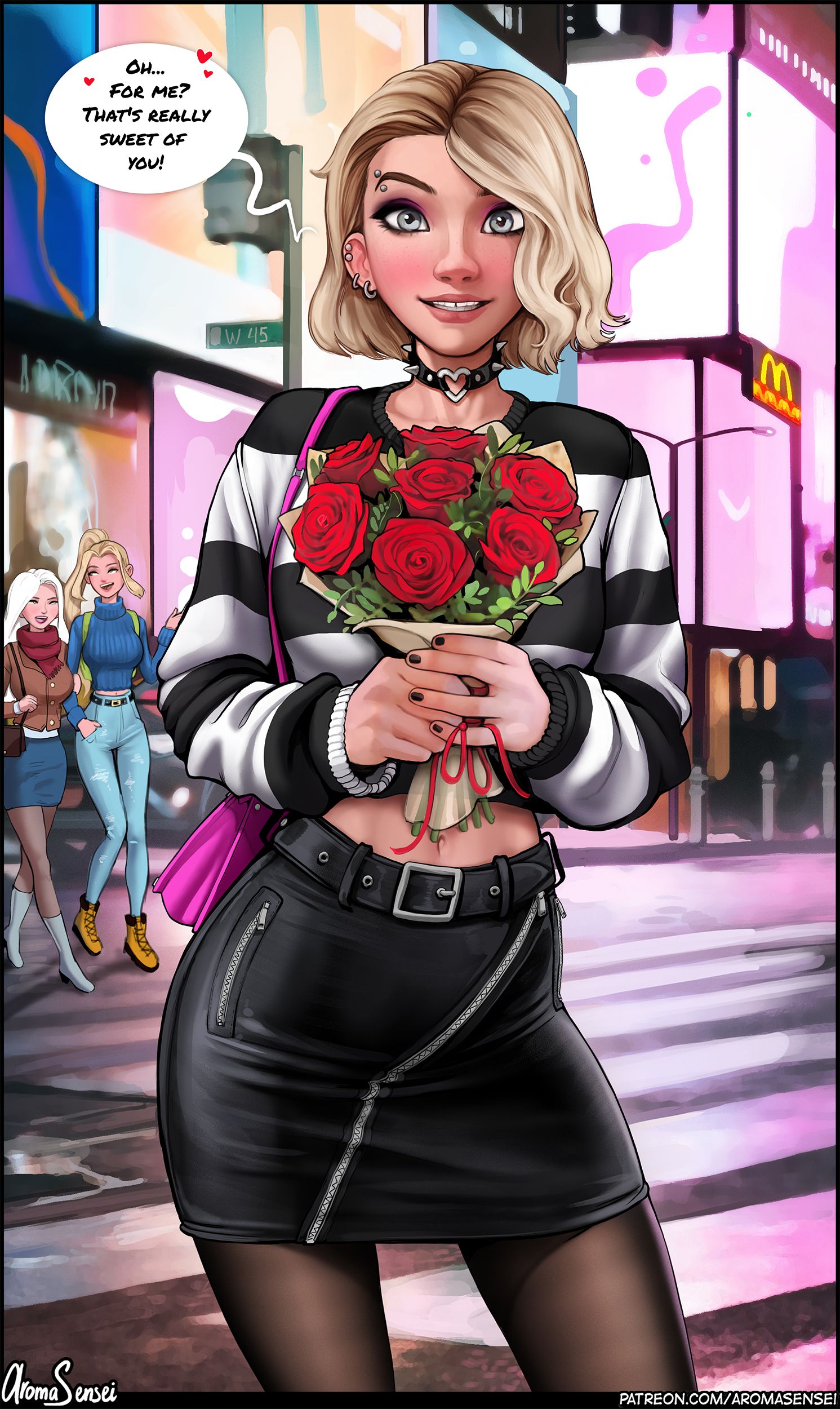 Gwen’s Going On A Date (Spider-Man) [Aroma Sensei] 1 . Gwen's Going On A Date  - Chapter 1 (Spider-Man) [Aroma Sensei] – page 8