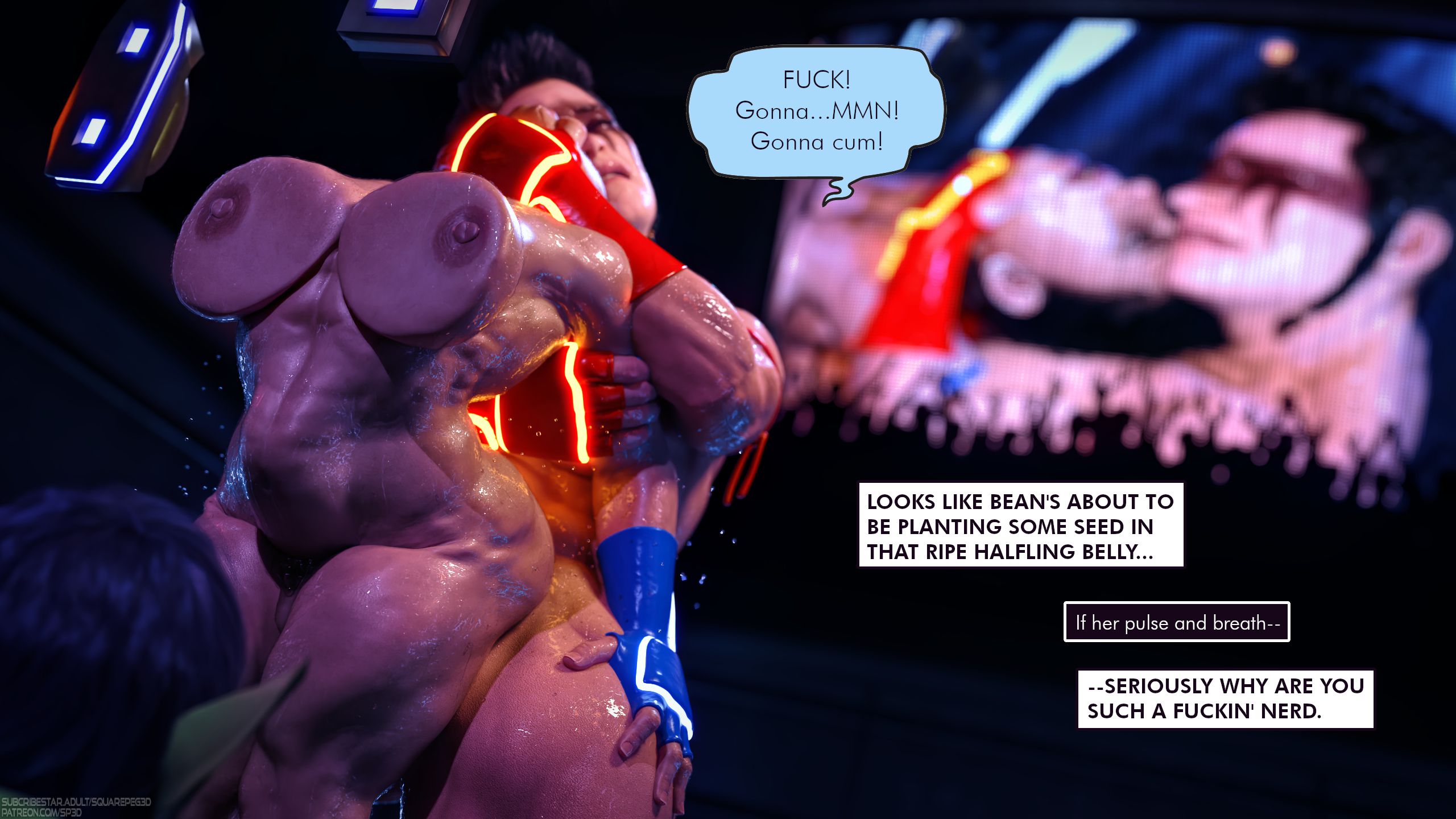 A Little Trouble [SquarePeg3D] 1 . A Little Trouble - Chapter 1 [SquarePeg3D] – page 53