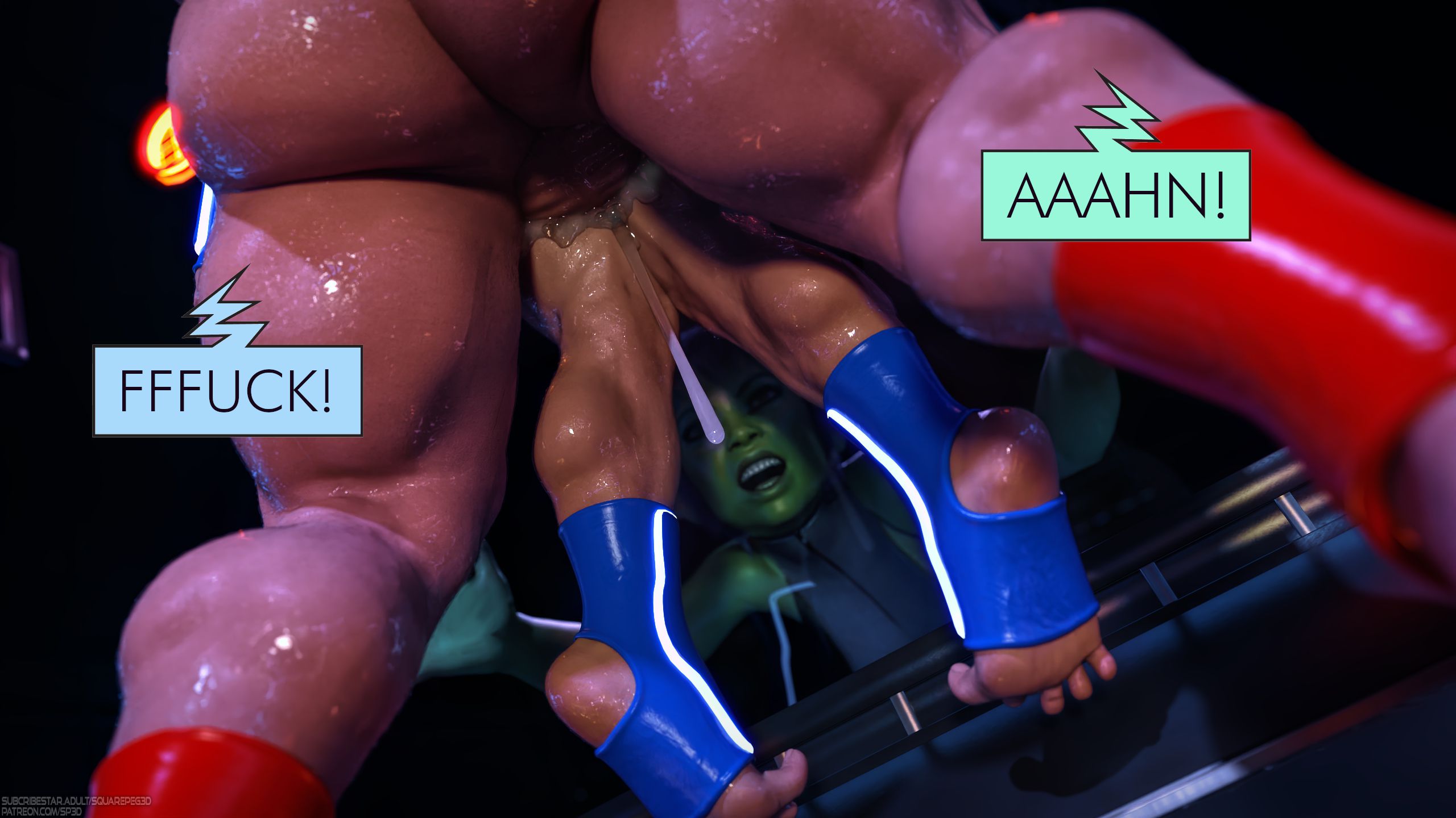 A Little Trouble [SquarePeg3D] 1 . A Little Trouble - Chapter 1 [SquarePeg3D] – page 54