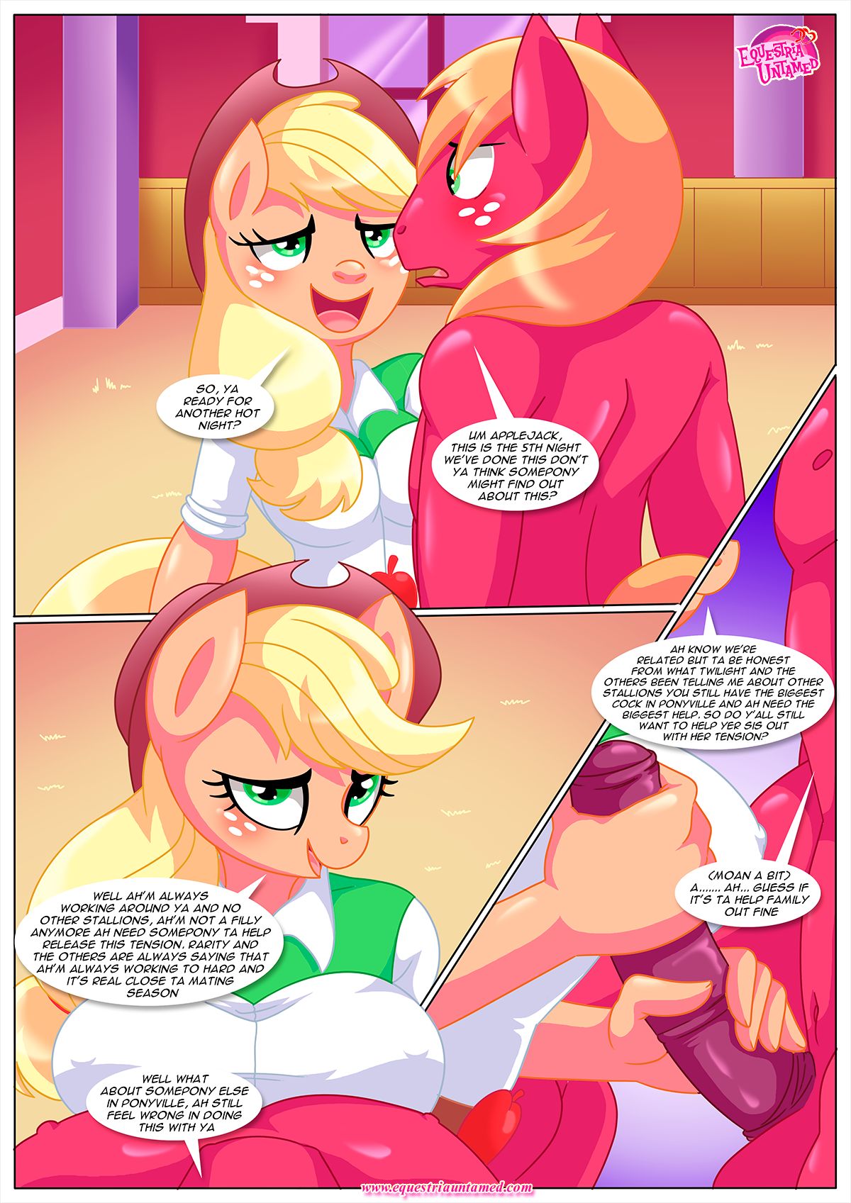 Applejack’s Secret Is Out (My Little Pony – Friendship Is Magic) [Palcomix] 1 . Applejack's Secret Is Out - Chapter 1 (My Little Pony - Friendship Is Magic) [Palcomix] – page 3