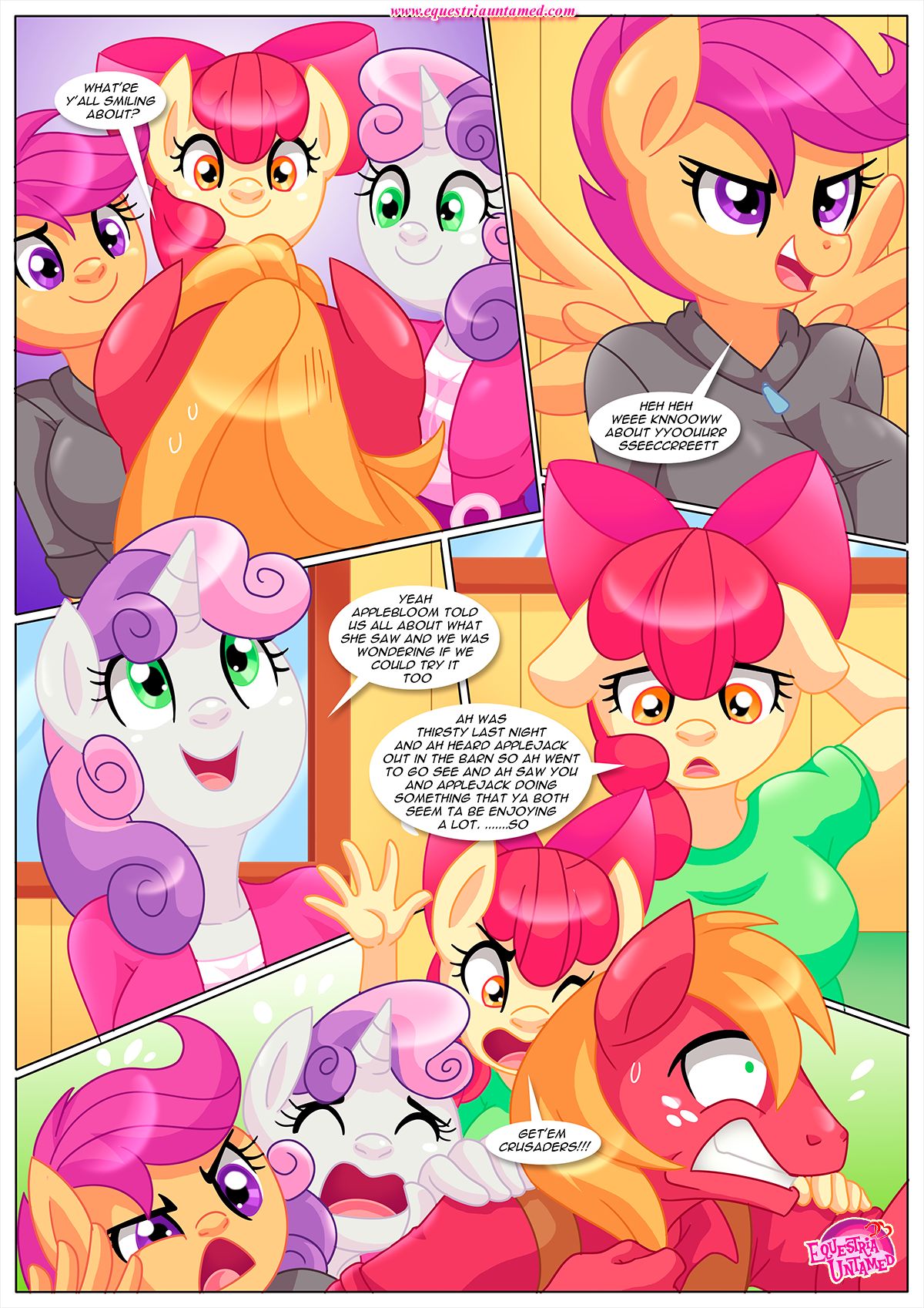 Applejack’s Secret Is Out (My Little Pony – Friendship Is Magic) [Palcomix] 1 . Applejack's Secret Is Out - Chapter 1 (My Little Pony - Friendship Is Magic) [Palcomix] – page 8