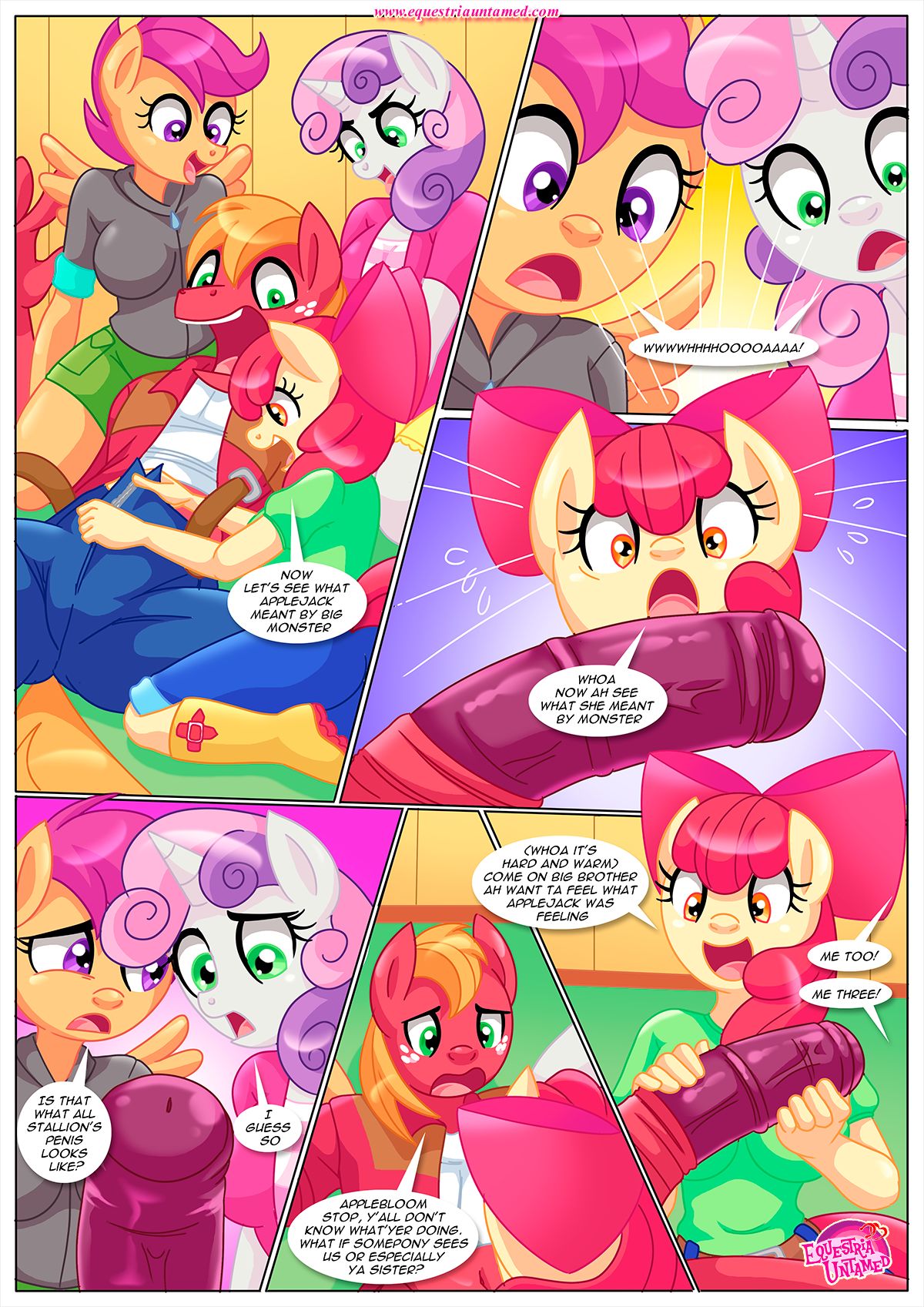 Applejack’s Secret Is Out (My Little Pony – Friendship Is Magic) [Palcomix] 1 . Applejack's Secret Is Out - Chapter 1 (My Little Pony - Friendship Is Magic) [Palcomix] – page 9