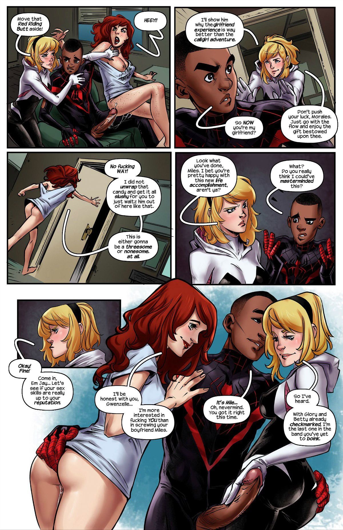 Weaving Fluids (Spider-Man) [Tracy Scops] 2 . Weaving Fluids - Chapter 2 (Spider-Man) [Tracy Scops] – page 8
