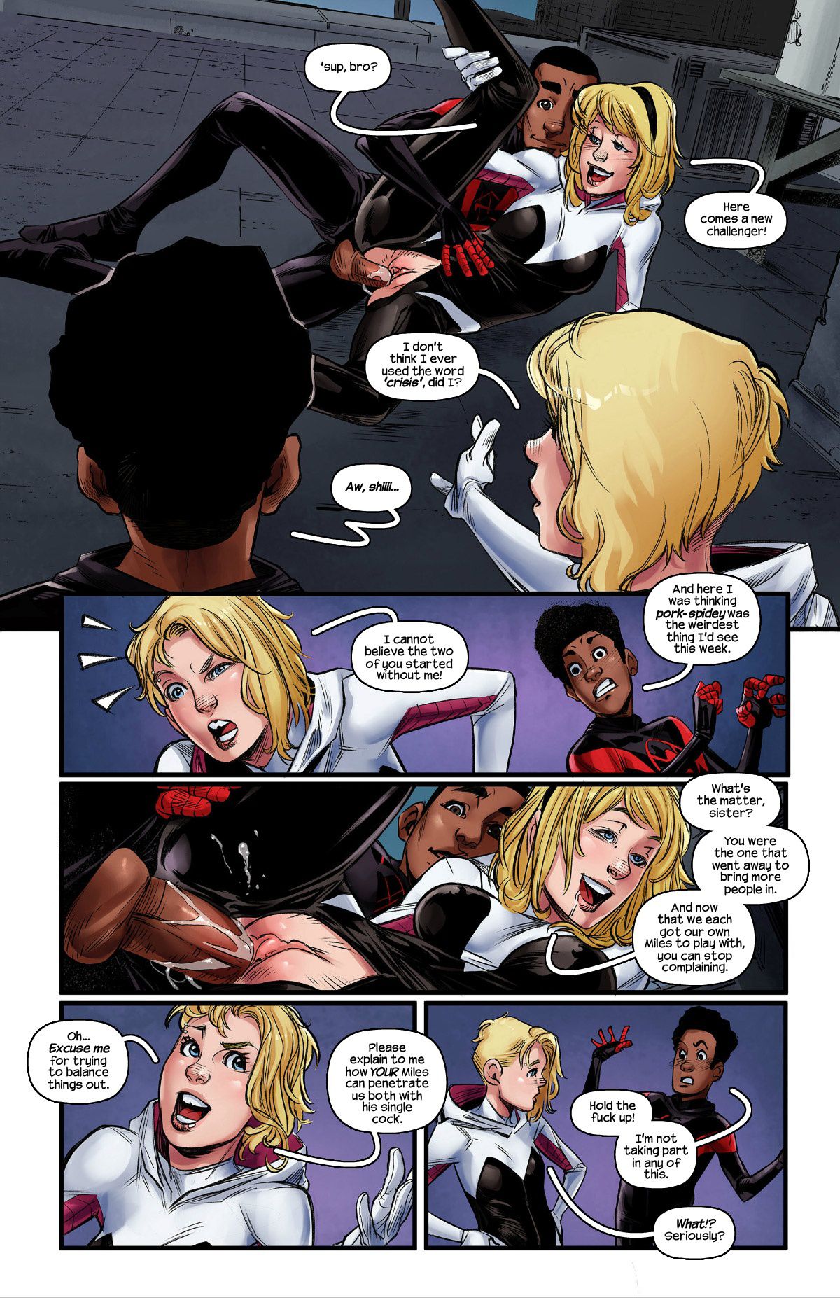 Weaving Fluids (Spider-Man) [Tracy Scops] 3 . Weaving Fluids - Chapter 3 (Spider-Man) [Tracy Scops] – page 4