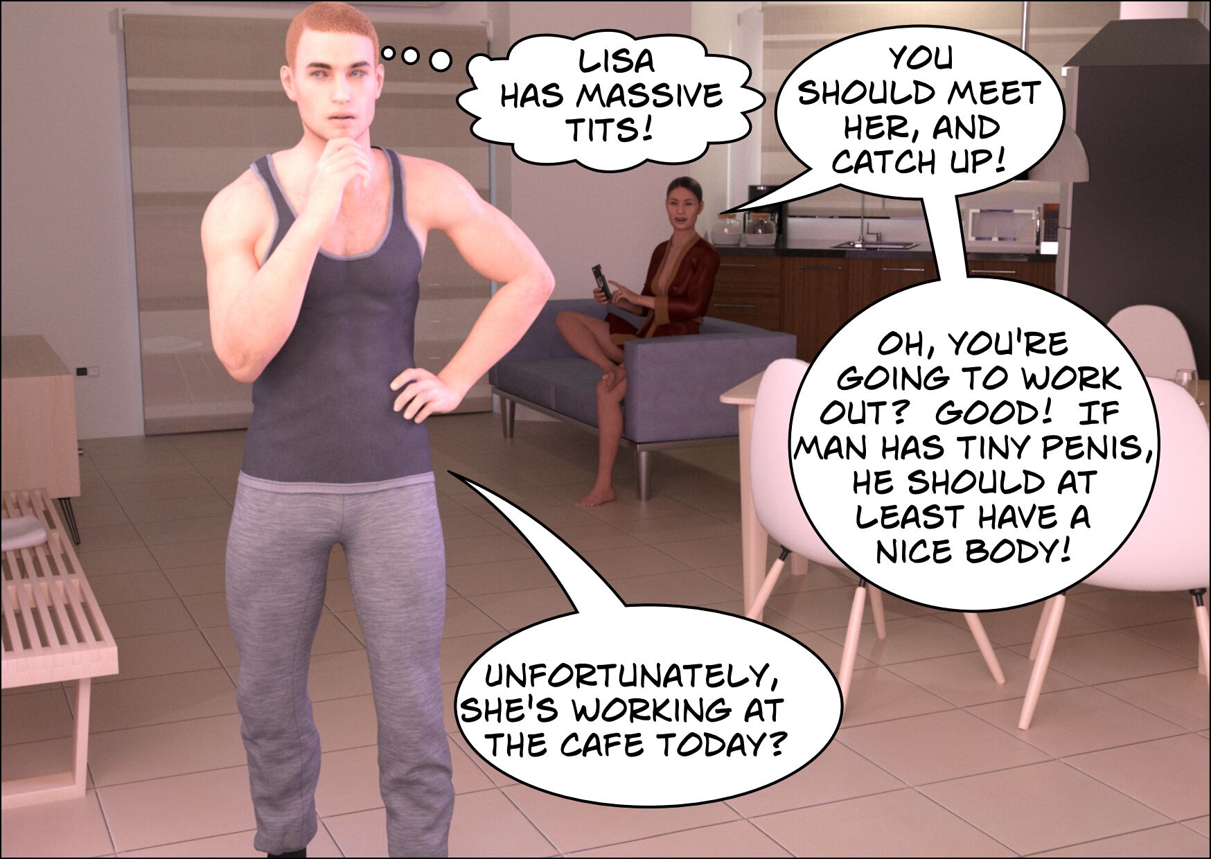 Size Matters [Mature3DComics] 4 . Size Matters - Chapter 4 [Mature3DComics] – page 3