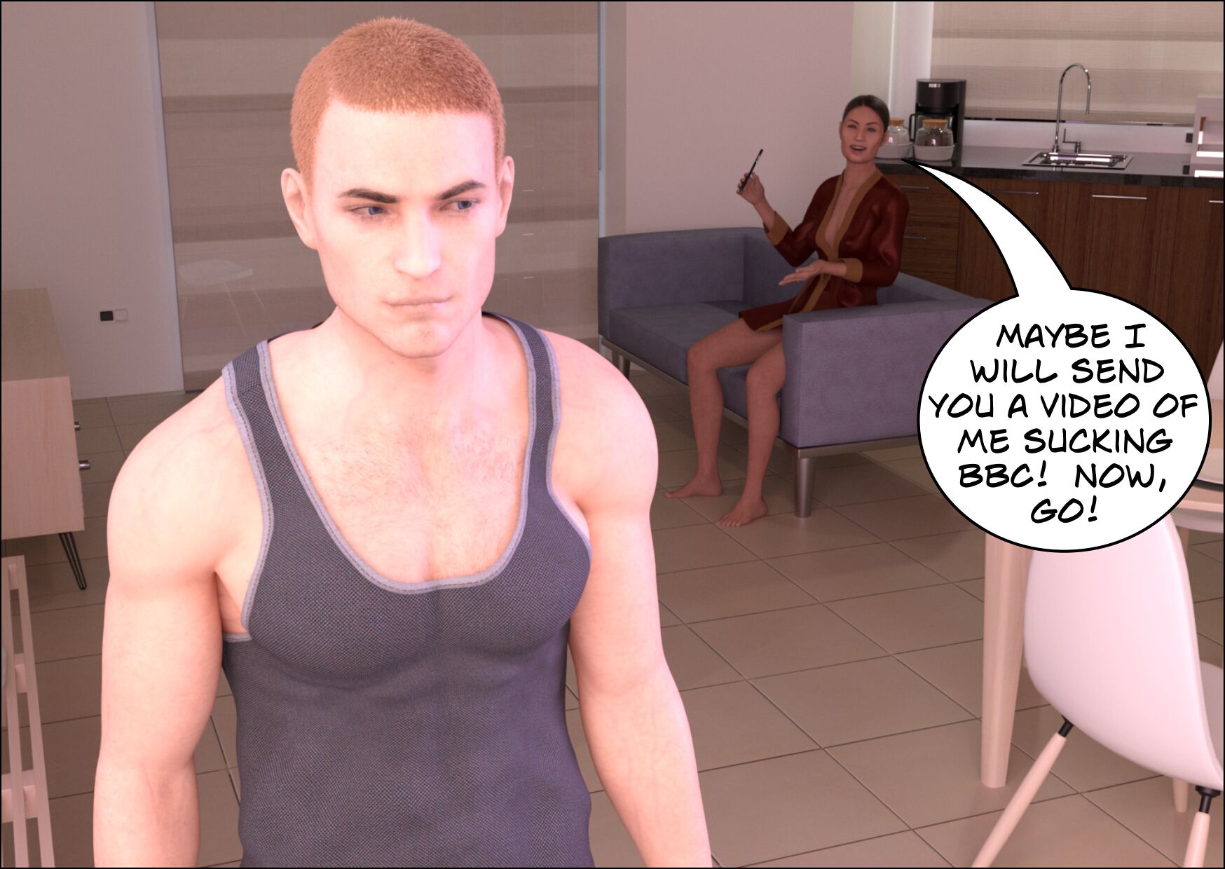 Size Matters [Mature3DComics] 4 . Size Matters - Chapter 4 [Mature3DComics] – page 5
