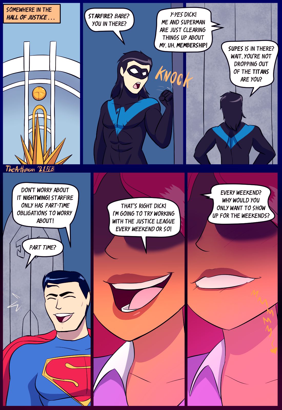 Action Sex (Justice League) [The Arthman] 1 . Action Sex  - Chapter 1 (Justice League) [The Arthman] – page 2