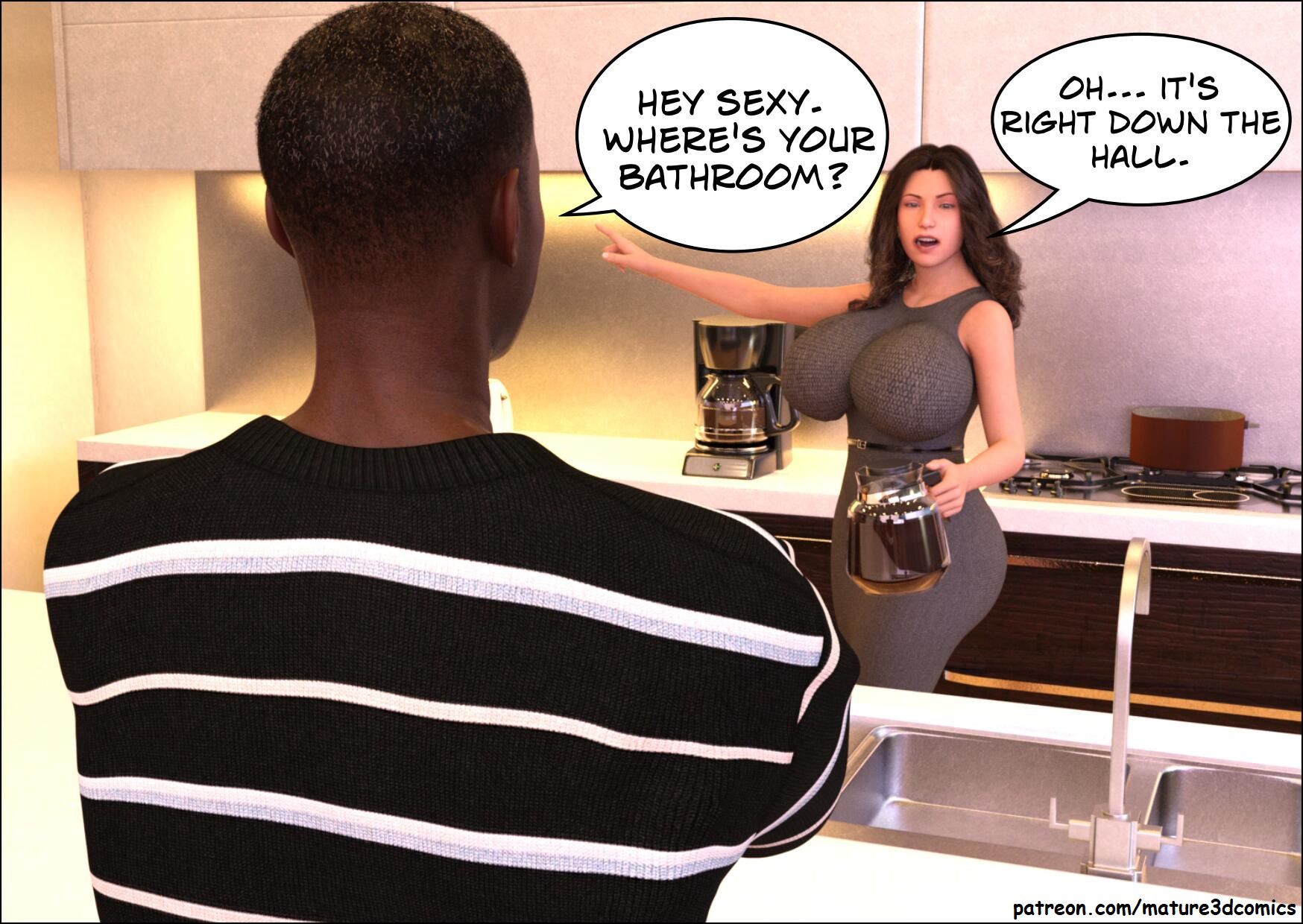 Widow [Mature3DComics] 1 . Widow - Chapter 1 [Mature3DComics] – page 9