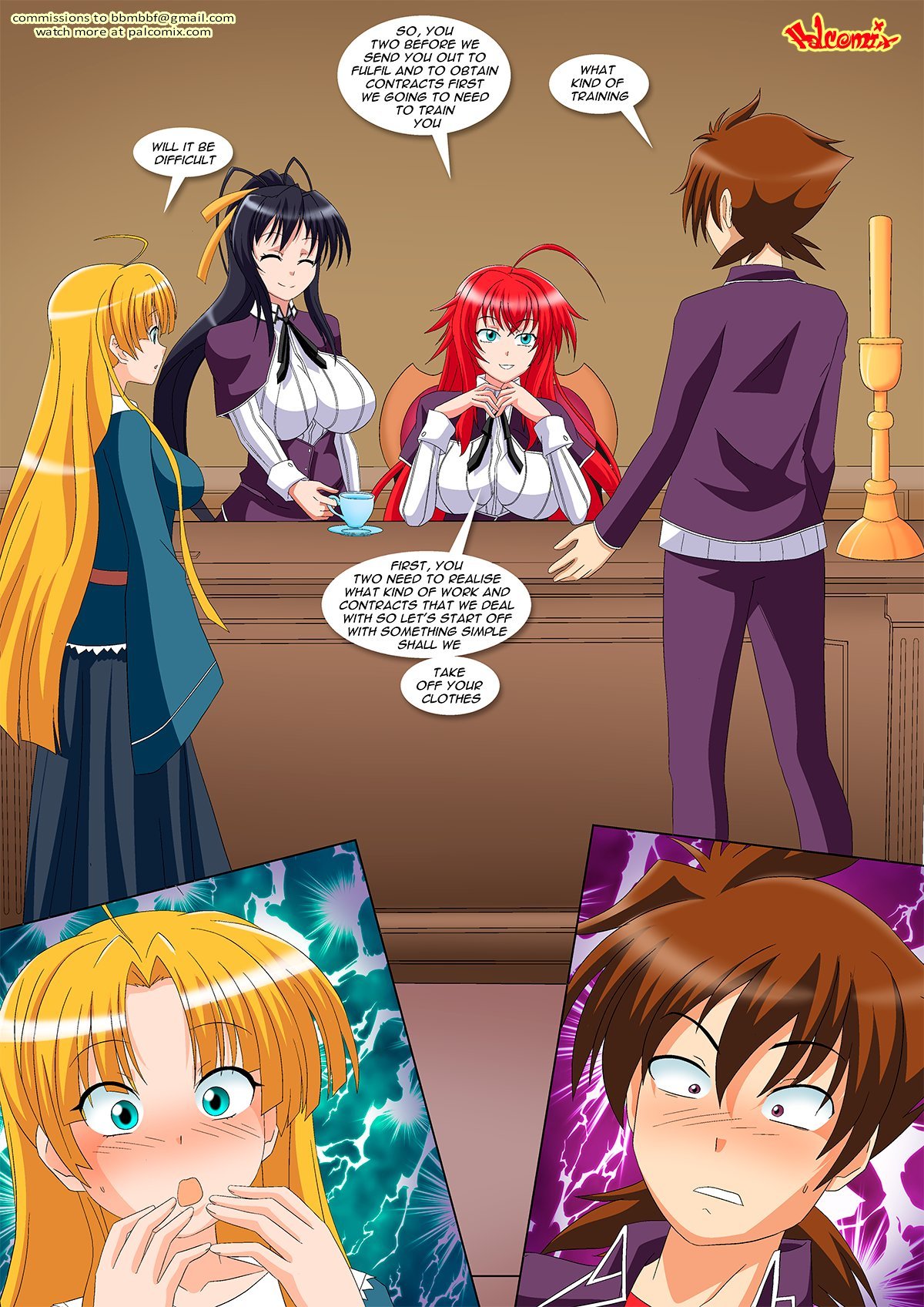 Subjugation Before Liberation (High School DxD) [Palcomix] 1 . Subjugation Before Liberation - Chapter 1 (High School DxD) [Palcomix] – page 8