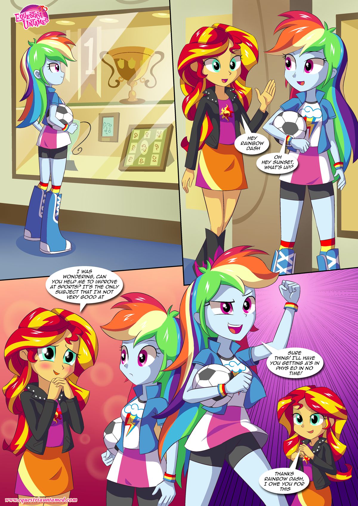 Physical Education (My Little Pony – Equestria Girls) [Palcomix] 1 . Physical Education - Chapter 1 (My Little Pony - Equestria Girls) [Palcomix] – page 2
