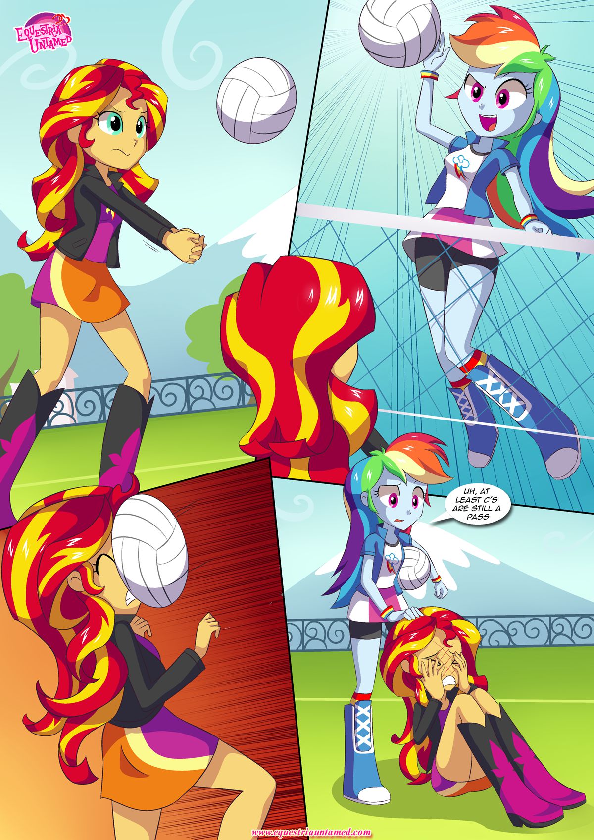 Physical Education (My Little Pony – Equestria Girls) [Palcomix] 1 . Physical Education - Chapter 1 (My Little Pony - Equestria Girls) [Palcomix] – page 4