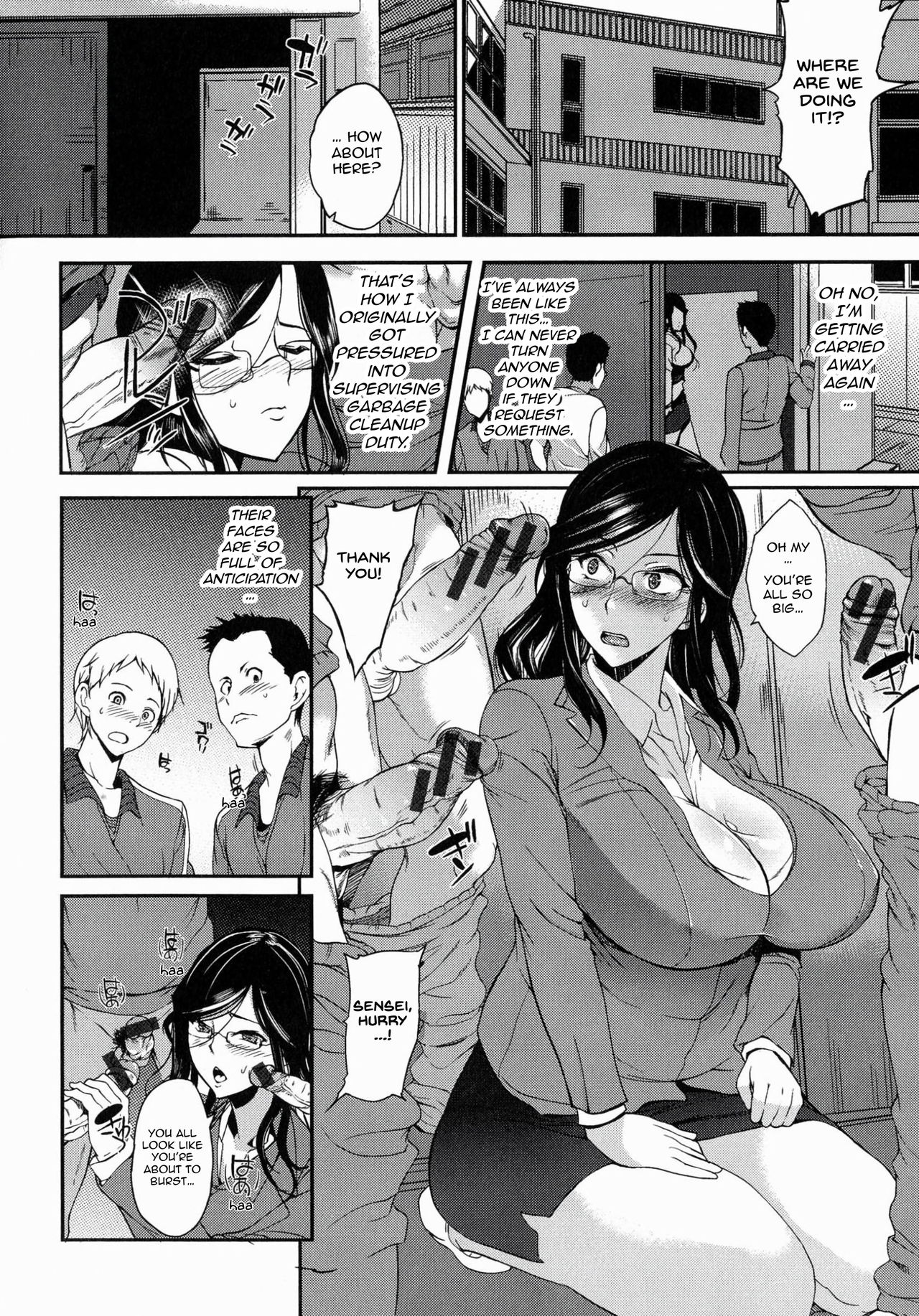 Volunteer Cleanup with Sensei [Hanpera] 1 . Volunteer Cleanup with Sensei - Chapter 1 [Hanpera] – page 4