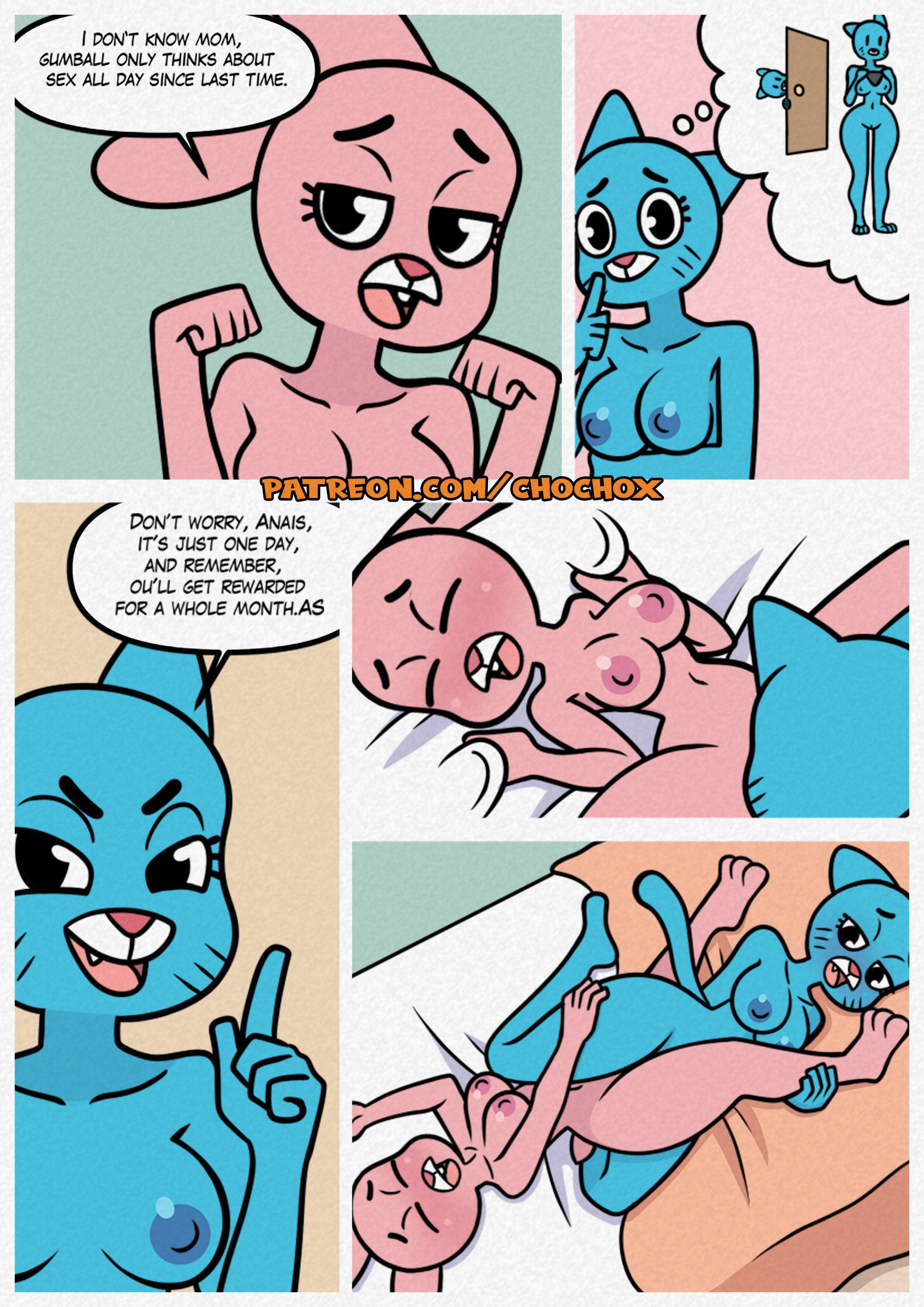 The Amazing Gumball Christmas (The Amazing World of Gumball) [Crock Comix] 1 . The Amazing Gumball Christmas - Chapter 1 (The Amazing World of Gumball) [Crock Comix] – page 4