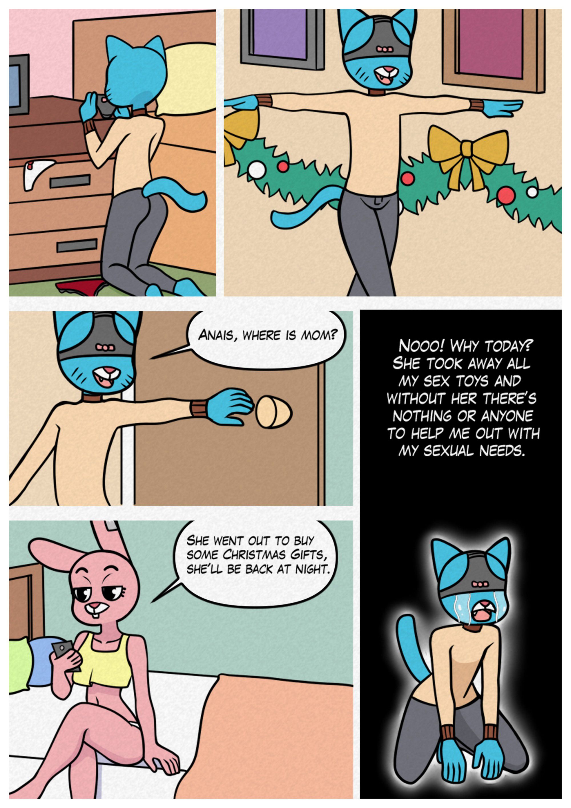 The Amazing Gumball Christmas (The Amazing World of Gumball) [Crock Comix] 1 . The Amazing Gumball Christmas - Chapter 1 (The Amazing World of Gumball) [Crock Comix] – page 7
