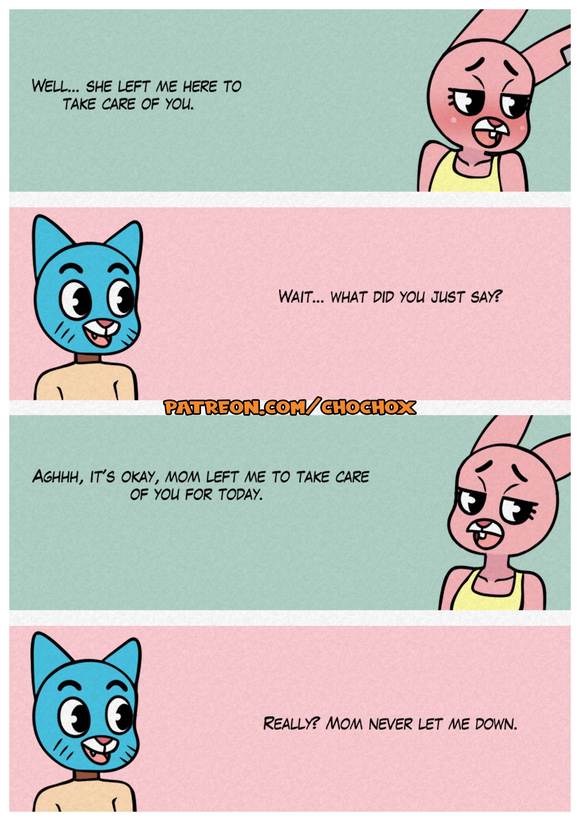 The Amazing Gumball Christmas (The Amazing World of Gumball) [Crock Comix] 1 . The Amazing Gumball Christmas - Chapter 1 (The Amazing World of Gumball) [Crock Comix] – page 8