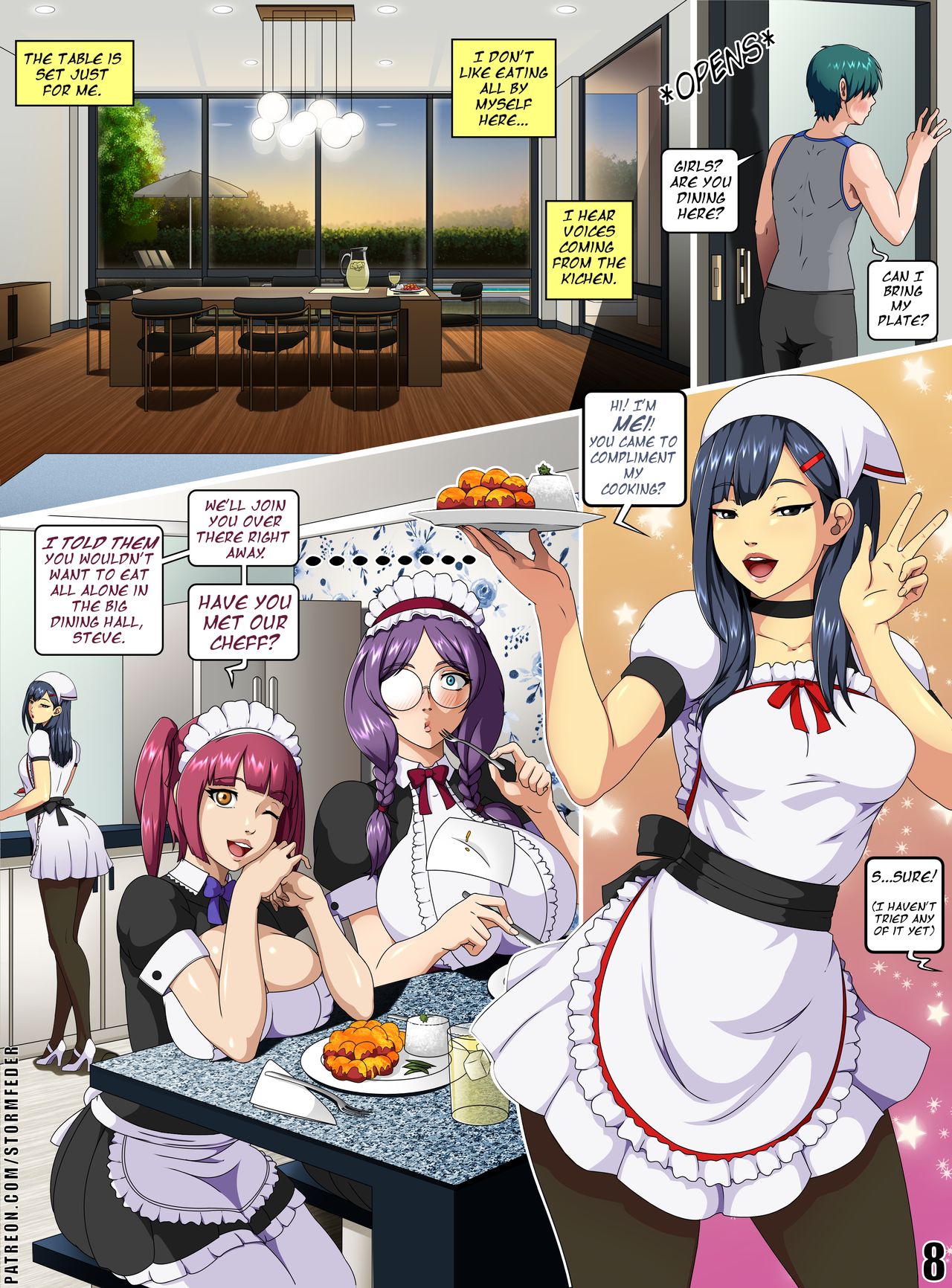 Maid 4 U [StormFedeR] 1 . Maid 4 U - Chapter 1 [StormFedeR] – page 9