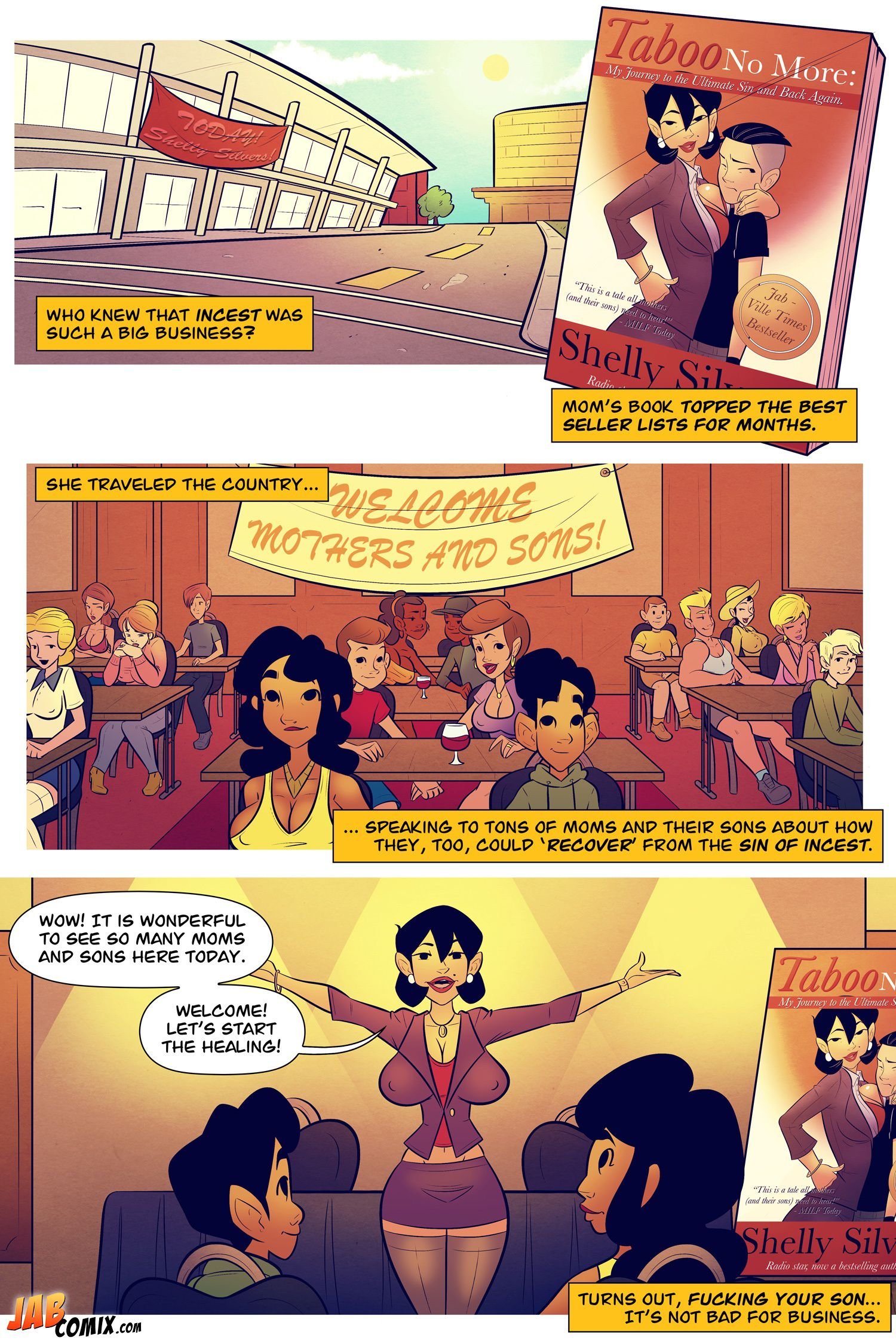 My Mom [JABComix] 2 . My Mom - The Book Tour Star - Chapter 2 [JABComix] – page 2