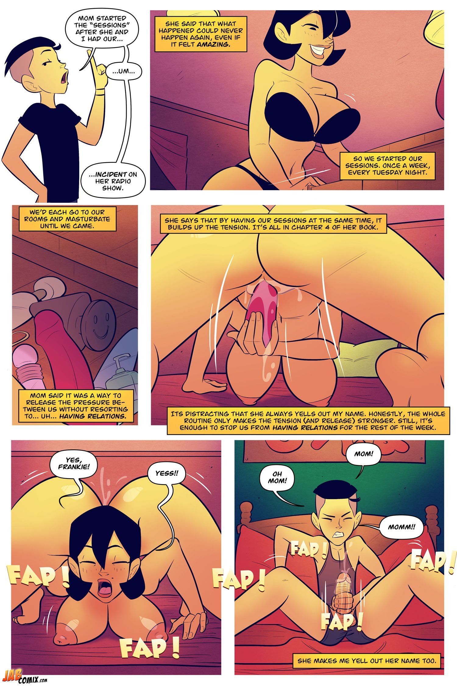 My Mom [JABComix] 2 . My Mom - The Book Tour Star - Chapter 2 [JABComix] – page 8