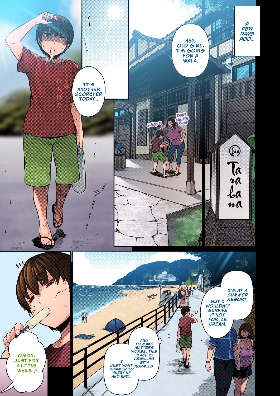 Last Summer [Kuronomiki] 1.5 . Last Summer - Colored - Chapter 1 [Kuronomiki] – page 3