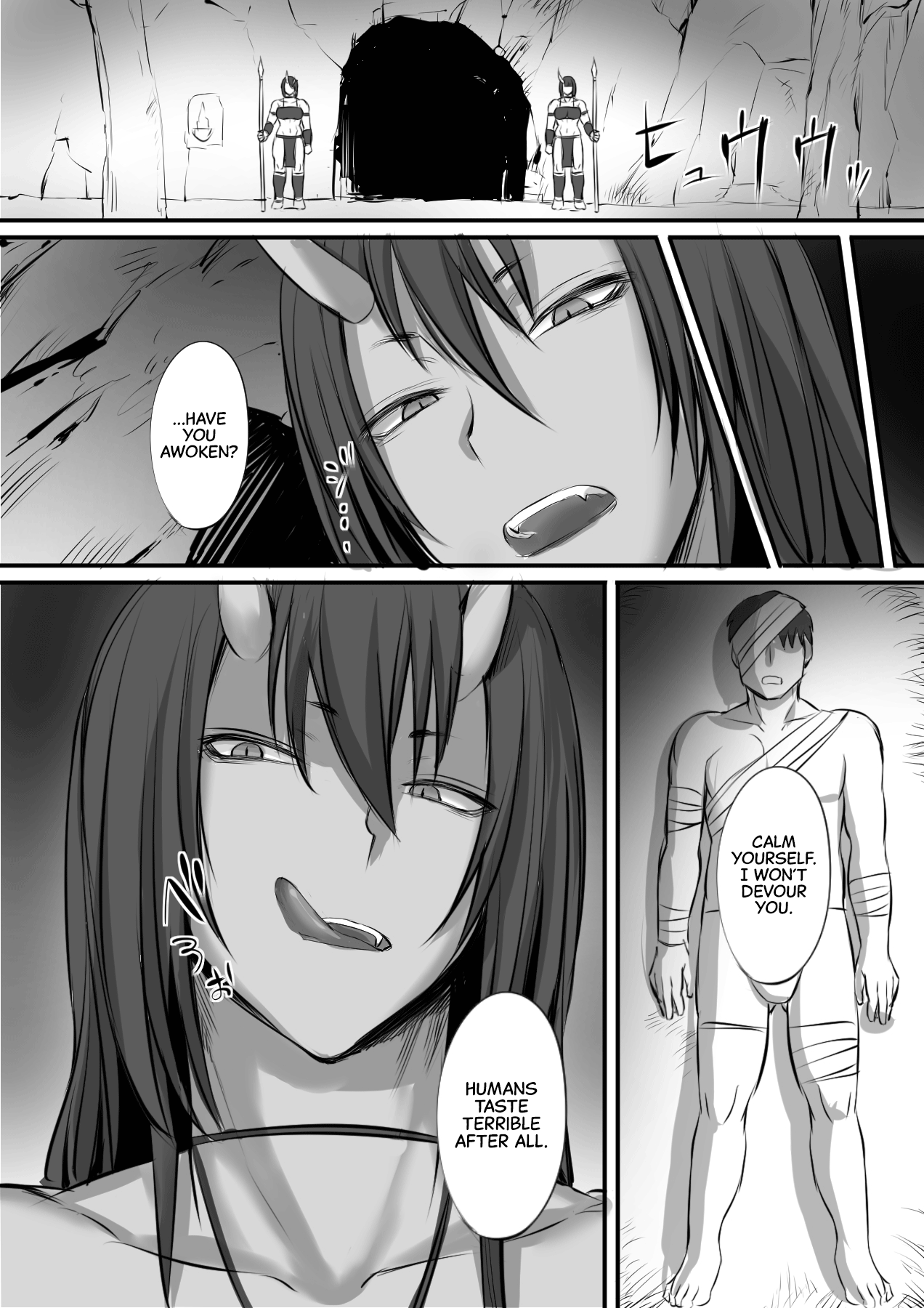 A Story About How An Adventurer Who Was Beaten By An Oni Got Captured To Make Babies [Nishi Shizumu] 1 . A Story About How An Adventurer Who Was Beaten By An Oni Got Captured To Make Babies - Chapter 1 [Nishi Shizumu] – page 3