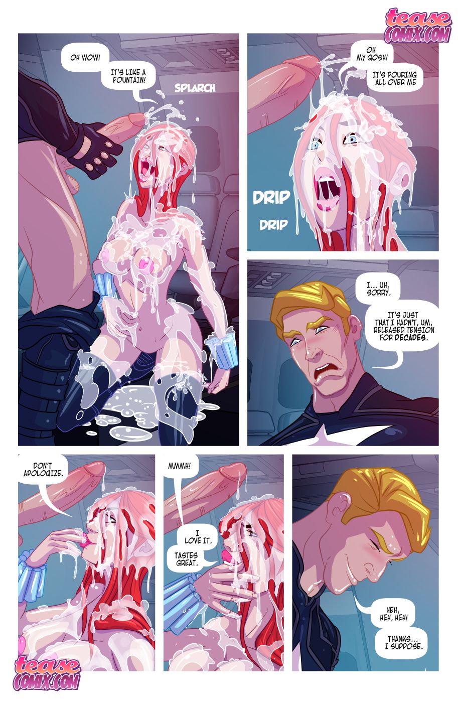Widow’s Downtime (Avengers) [Tease Comix] 1 . Widow's Downtime - Chapter 1 (Avengers) [Tease Comix] – page 21