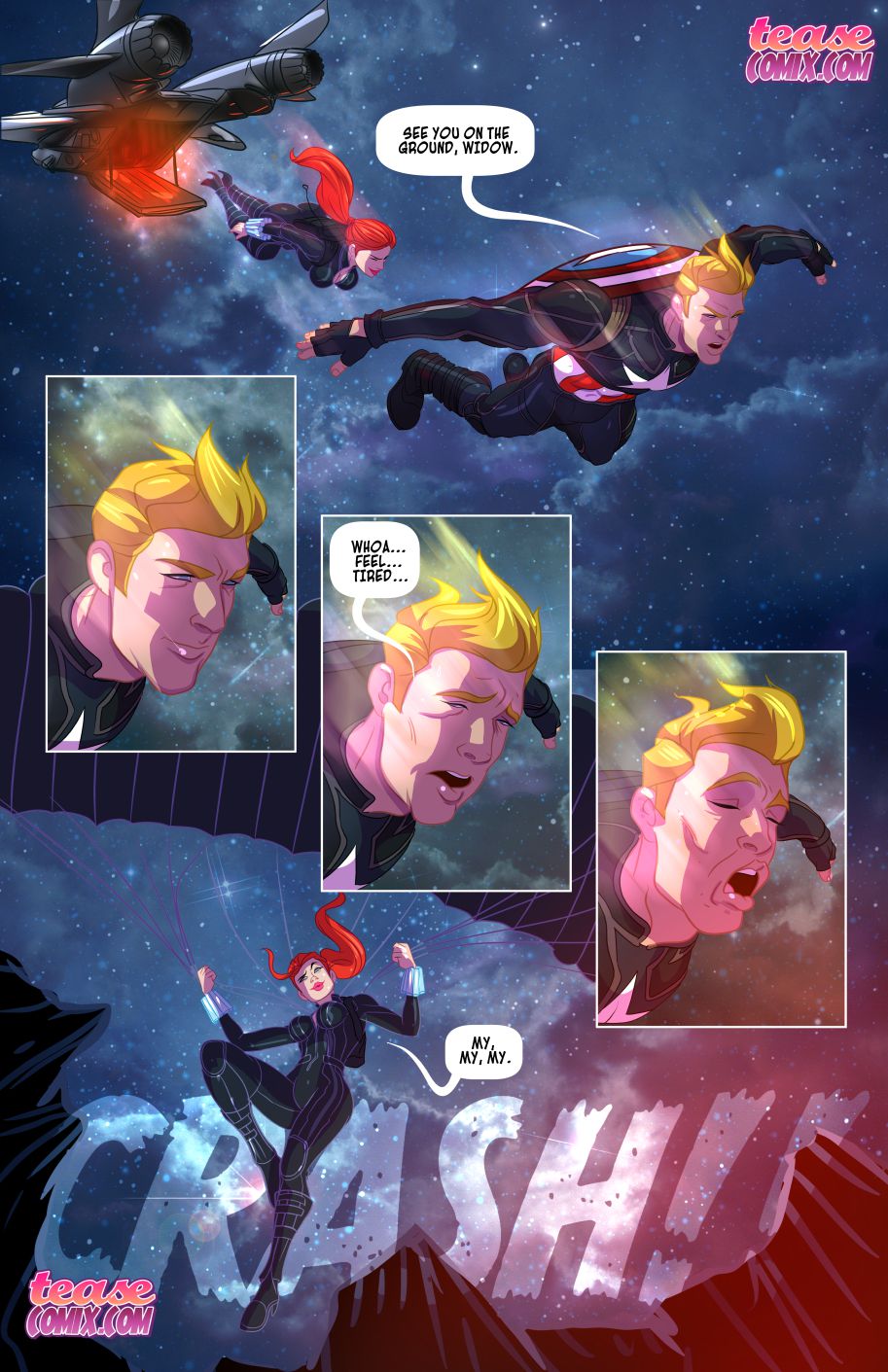 Widow’s Downtime (Avengers) [Tease Comix] 1 . Widow's Downtime - Chapter 1 (Avengers) [Tease Comix] – page 23