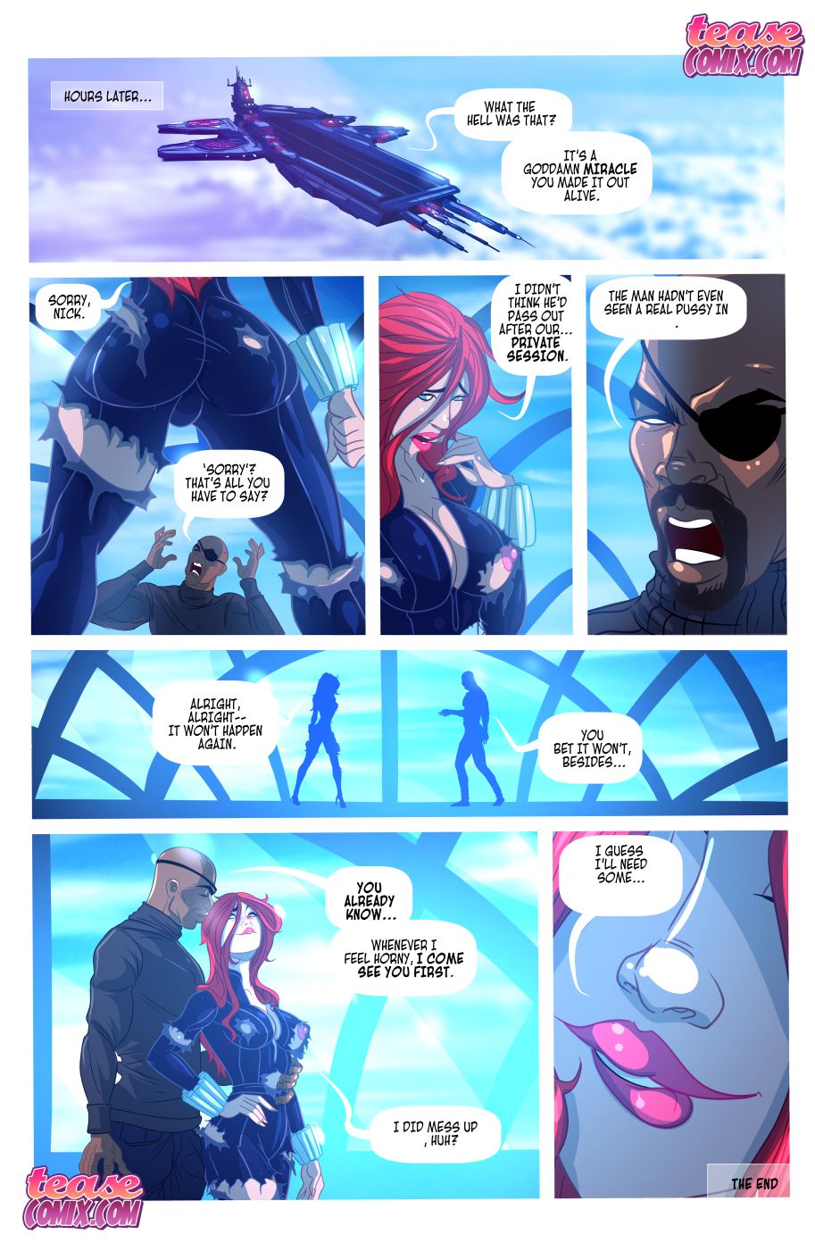 Widow’s Downtime (Avengers) [Tease Comix] 1 . Widow's Downtime - Chapter 1 (Avengers) [Tease Comix] – page 24