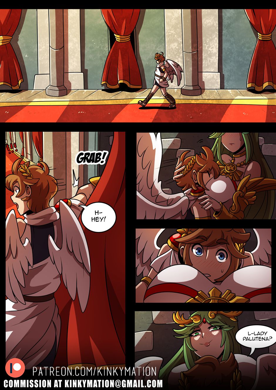 Palutena and Pit (Kid Icarus) [Kinkymation] 2 . Palutena and Pit - Chapter 2 (Kid Icarus) [Kinkymation] – page 1
