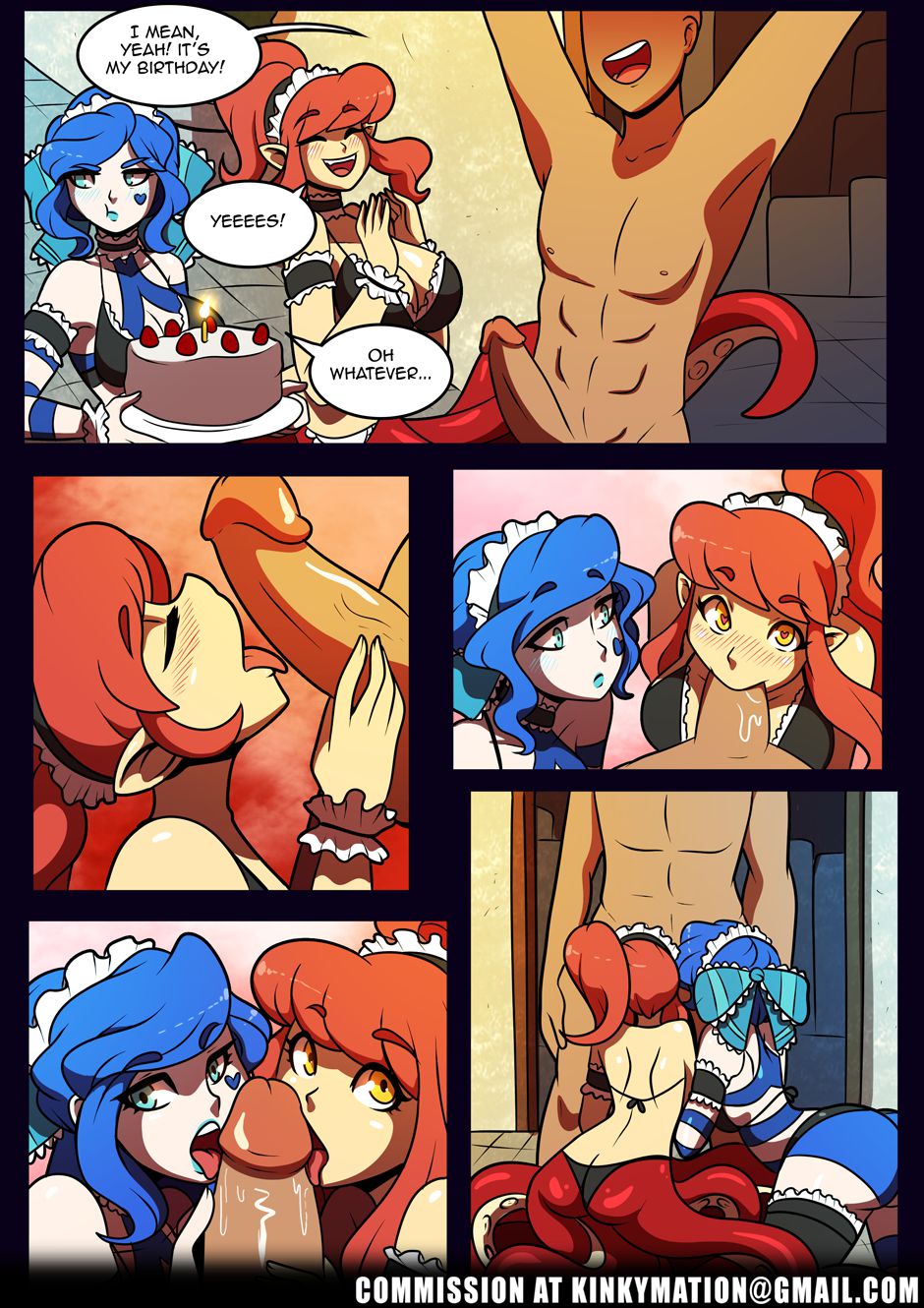 Birthday Maid [Kinkymation] 1 . Birthday Maid - Chapter 1 [Kinkymation] – page 2
