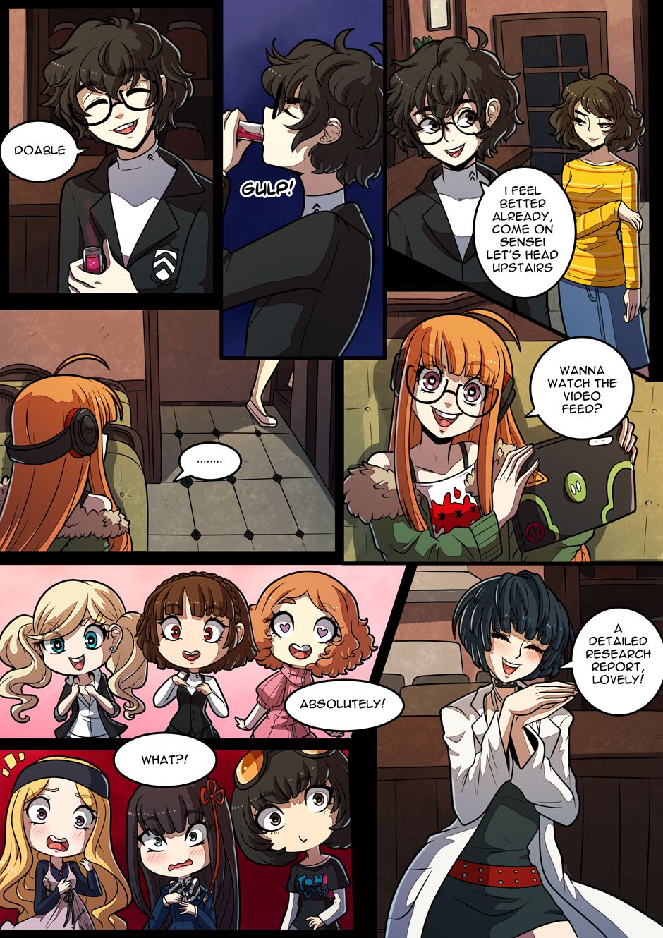 Joker’s Test of Endurance (Persona 5) [Kinkymation] 2 . Joker's Test of Endurance - Chapter 2 (Persona 5) [Kinkymation] – page 9