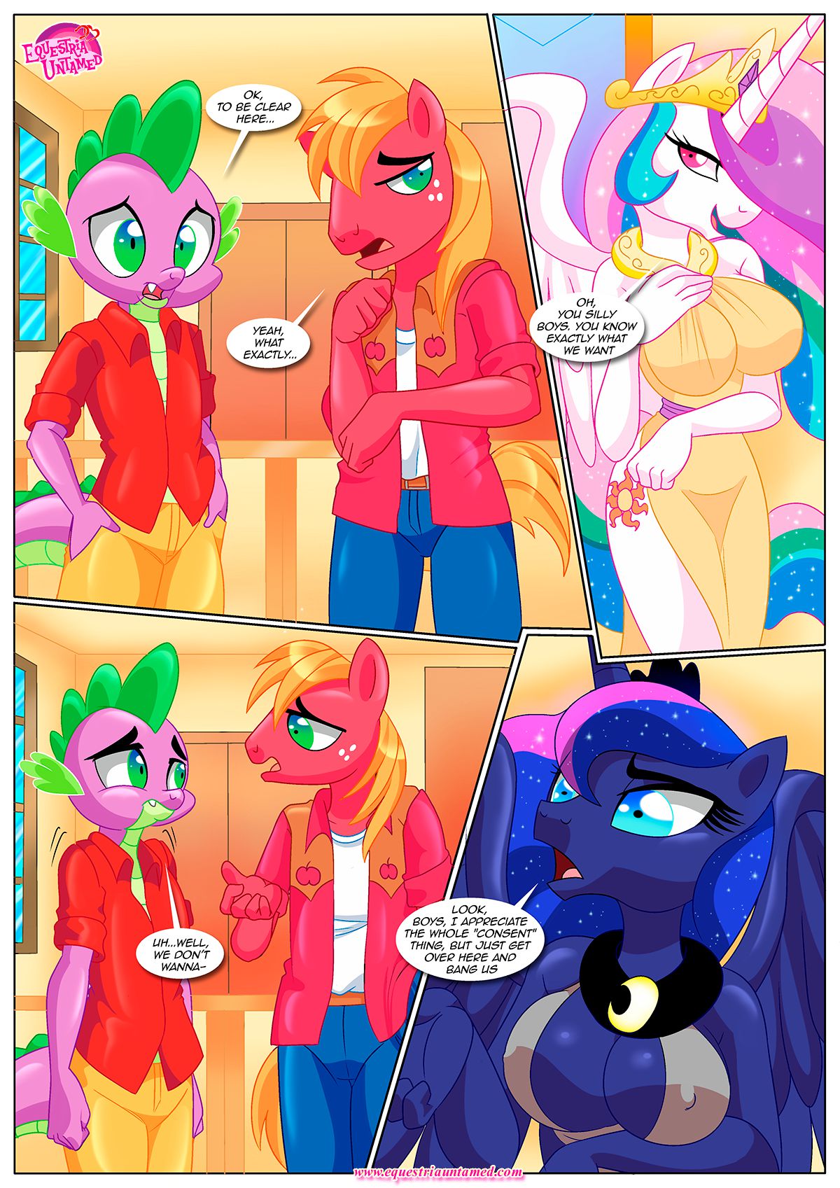How Equestria Settles Disputes (My Little Pony – Friendship Is Magic) [Palcomix] 1 . How Equestria Settles Disputes  - Chapter 1 (My Little Pony - Friendship Is Magic) [Palcomix] – page 12