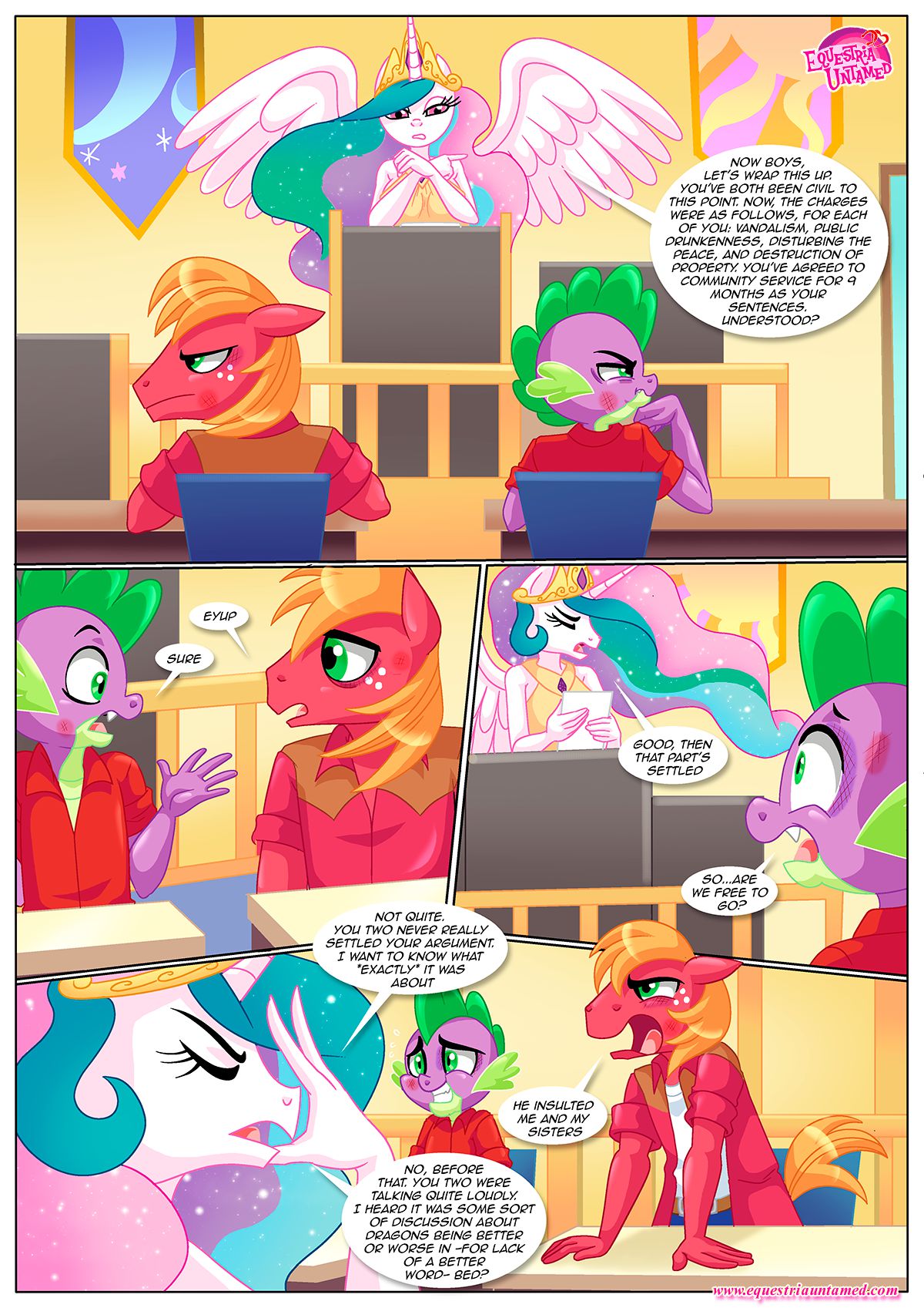 How Equestria Settles Disputes (My Little Pony – Friendship Is Magic) [Palcomix] 1 . How Equestria Settles Disputes  - Chapter 1 (My Little Pony - Friendship Is Magic) [Palcomix] – page 5