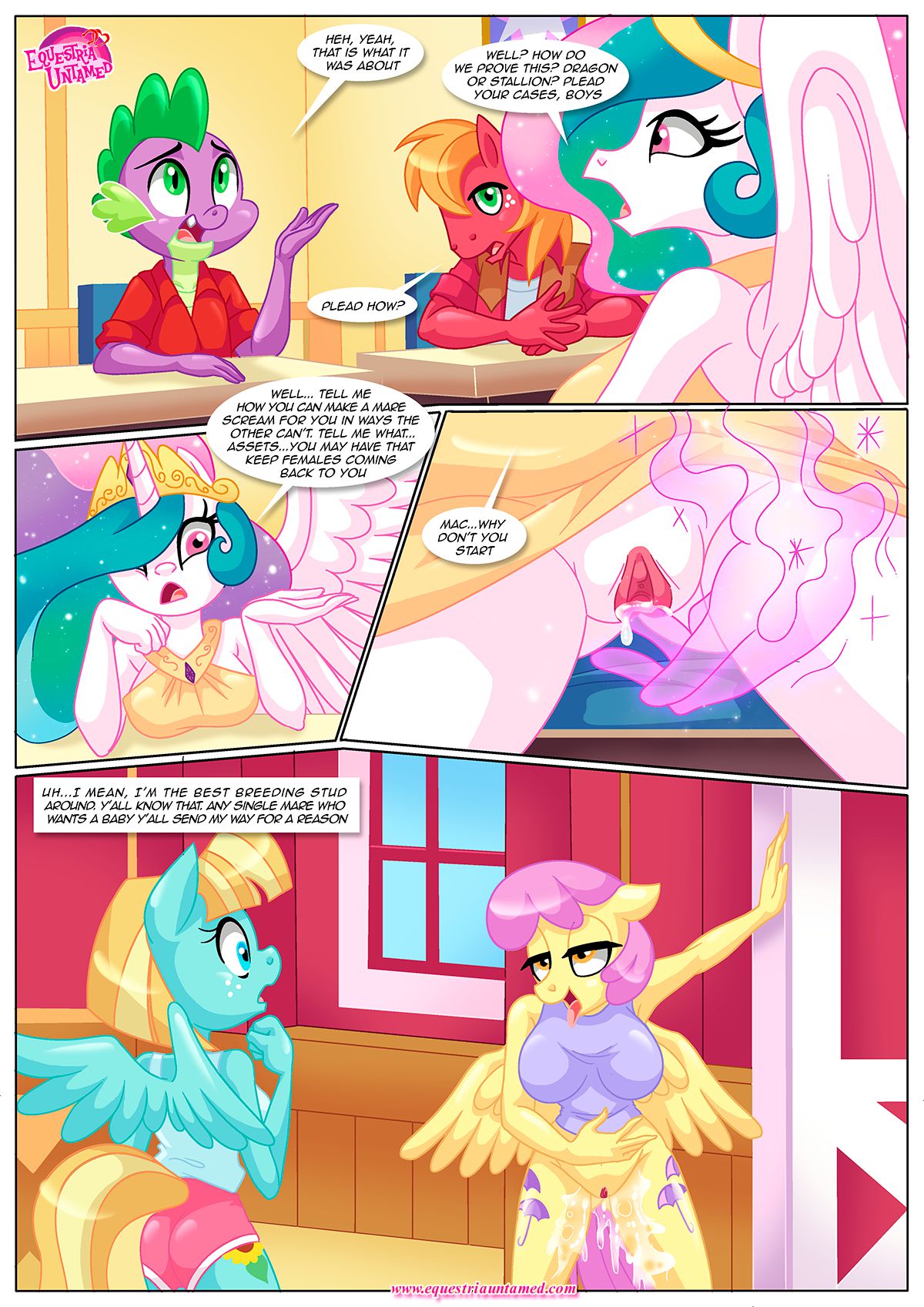 How Equestria Settles Disputes (My Little Pony – Friendship Is Magic) [Palcomix] 1 . How Equestria Settles Disputes  - Chapter 1 (My Little Pony - Friendship Is Magic) [Palcomix] – page 6