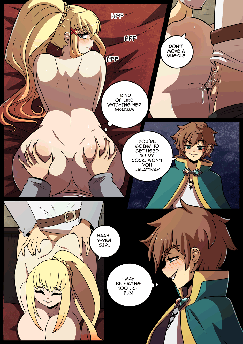 Konosubass (Kono Subarashii Sekai ni Shukufuku wo!) [Kinkymation] 2 . Konosubass - Darkness - (Kono Subarashii Sekai ni Shukufuku wo!) [Kinkymation] – page 12