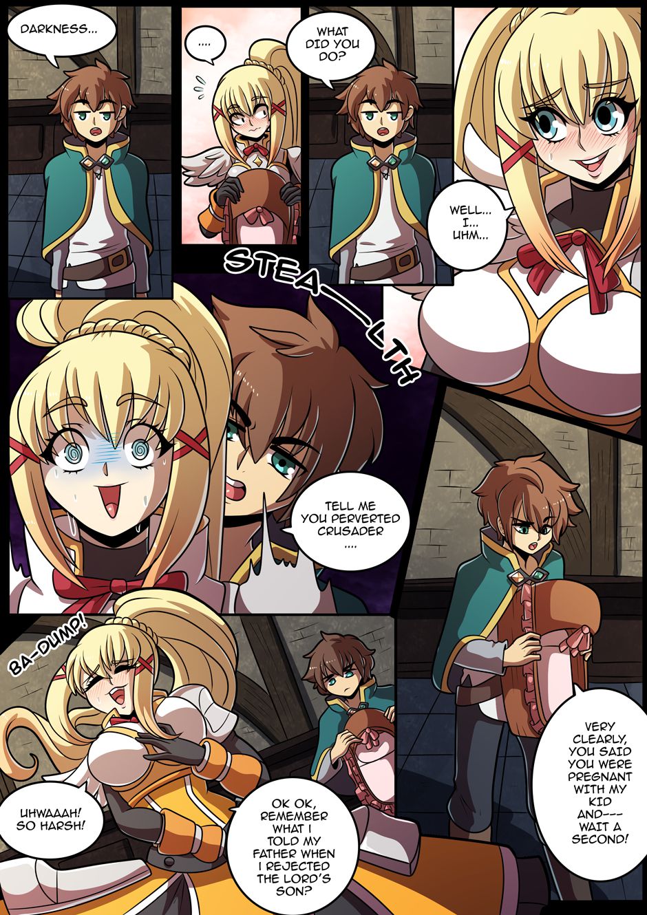 Konosubass (Kono Subarashii Sekai ni Shukufuku wo!) [Kinkymation] 2 . Konosubass - Darkness - (Kono Subarashii Sekai ni Shukufuku wo!) [Kinkymation] – page 4