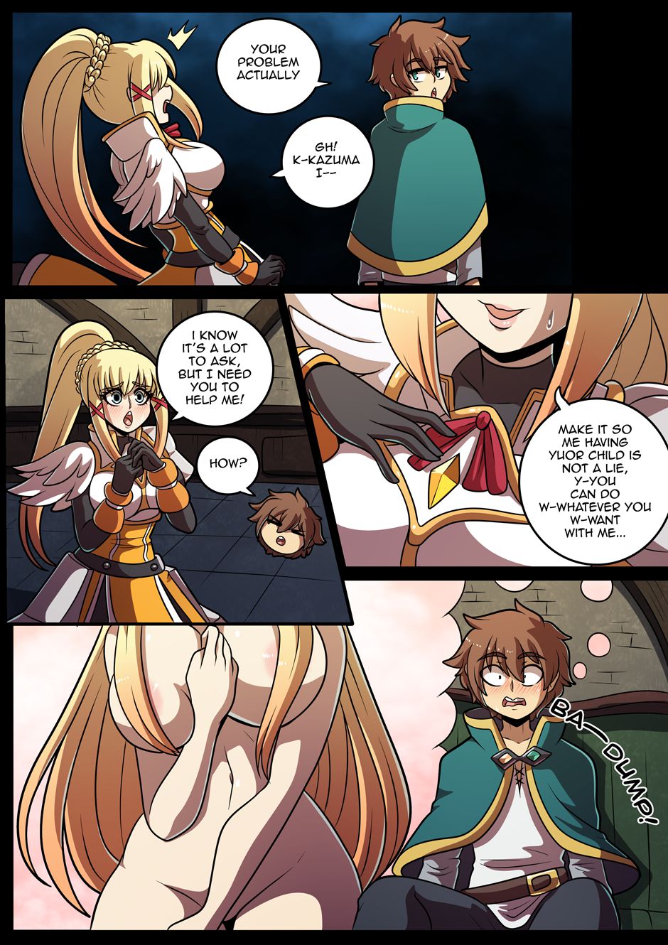 Konosubass (Kono Subarashii Sekai ni Shukufuku wo!) [Kinkymation] 2 . Konosubass - Darkness - (Kono Subarashii Sekai ni Shukufuku wo!) [Kinkymation] – page 6