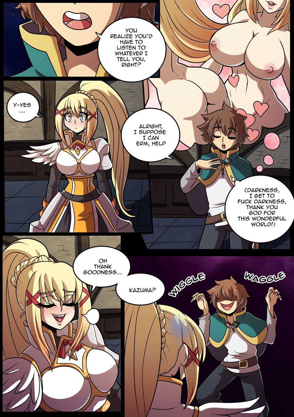 Konosubass (Kono Subarashii Sekai ni Shukufuku wo!) [Kinkymation] 2 . Konosubass - Darkness - (Kono Subarashii Sekai ni Shukufuku wo!) [Kinkymation] – page 7