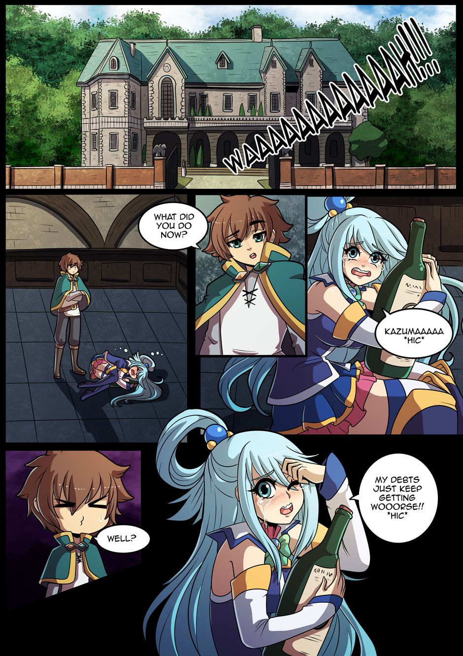 Konosubass (Kono Subarashii Sekai ni Shukufuku wo!) [Kinkymation] 1 . Konosubass - Aqua - (Kono Subarashii Sekai ni Shukufuku wo!) [Kinkymation] – page 3
