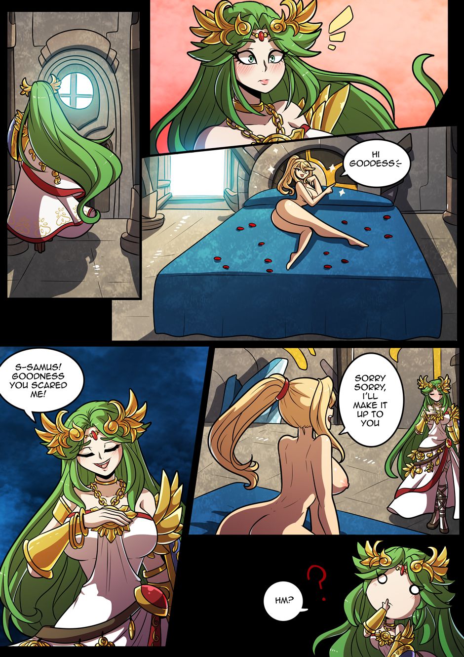 Samus and Palutena’s Bedroom Smash! [Kinkymation] 1 . Samus and Palutena's Bedroom Smash! - Chapter 1 [Kinkymation] – page 3