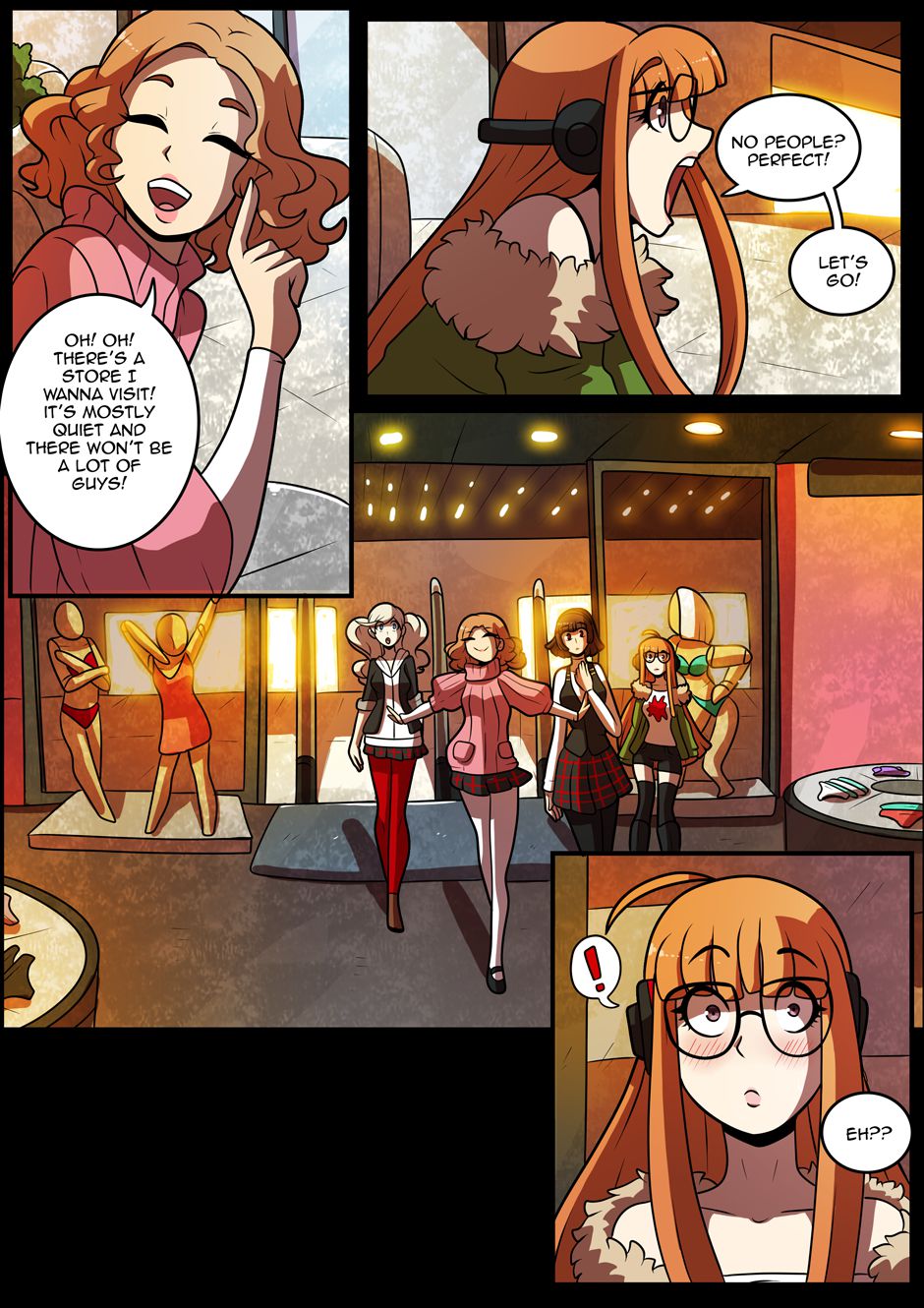 This is what girlfriends do right? (Persona 5) [Kinkymation] 1 . This is what girlfriends do right? - Chapter 1 (Persona 5) [Kinkymation] – page 4
