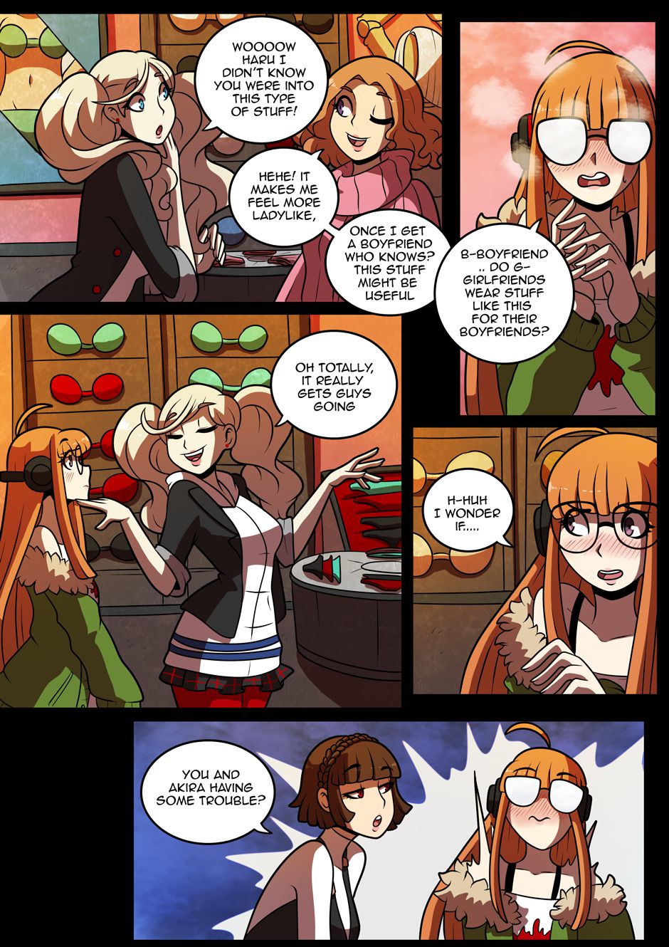 This is what girlfriends do right? (Persona 5) [Kinkymation] 1 . This is what girlfriends do right? - Chapter 1 (Persona 5) [Kinkymation] – page 5