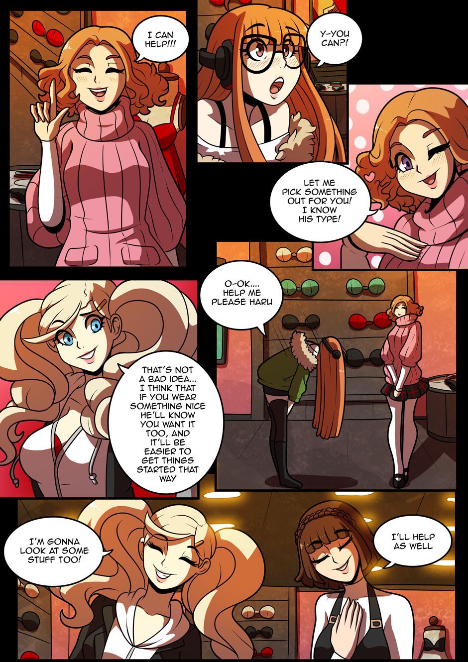 This is what girlfriends do right? (Persona 5) [Kinkymation] 1 . This is what girlfriends do right? - Chapter 1 (Persona 5) [Kinkymation] – page 7