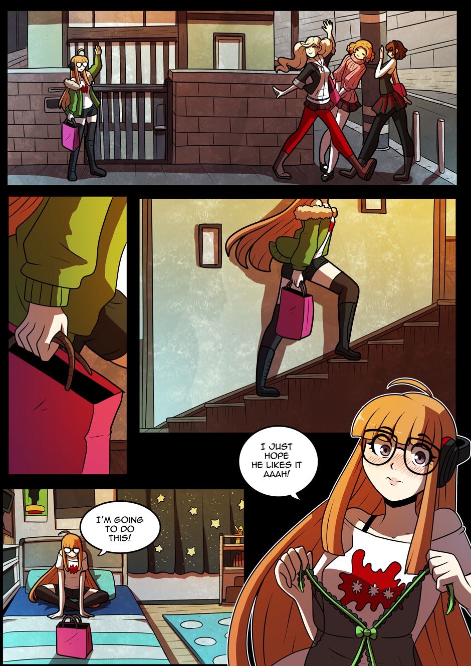 This is what girlfriends do right? (Persona 5) [Kinkymation] 1 . This is what girlfriends do right? - Chapter 1 (Persona 5) [Kinkymation] – page 8