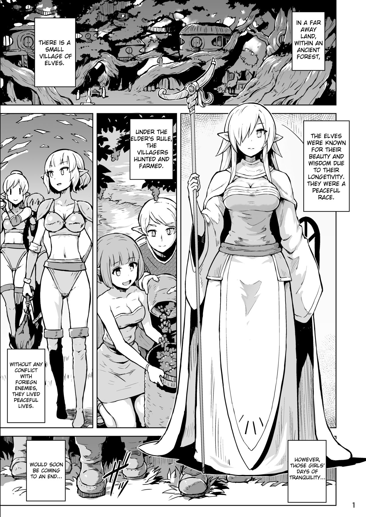 The Song of the Lust-Crazed Elves [Yuugiri] 1 . The Song of the Lust-Crazed Elves - Chapter 1 [Yuugiri] – page 2
