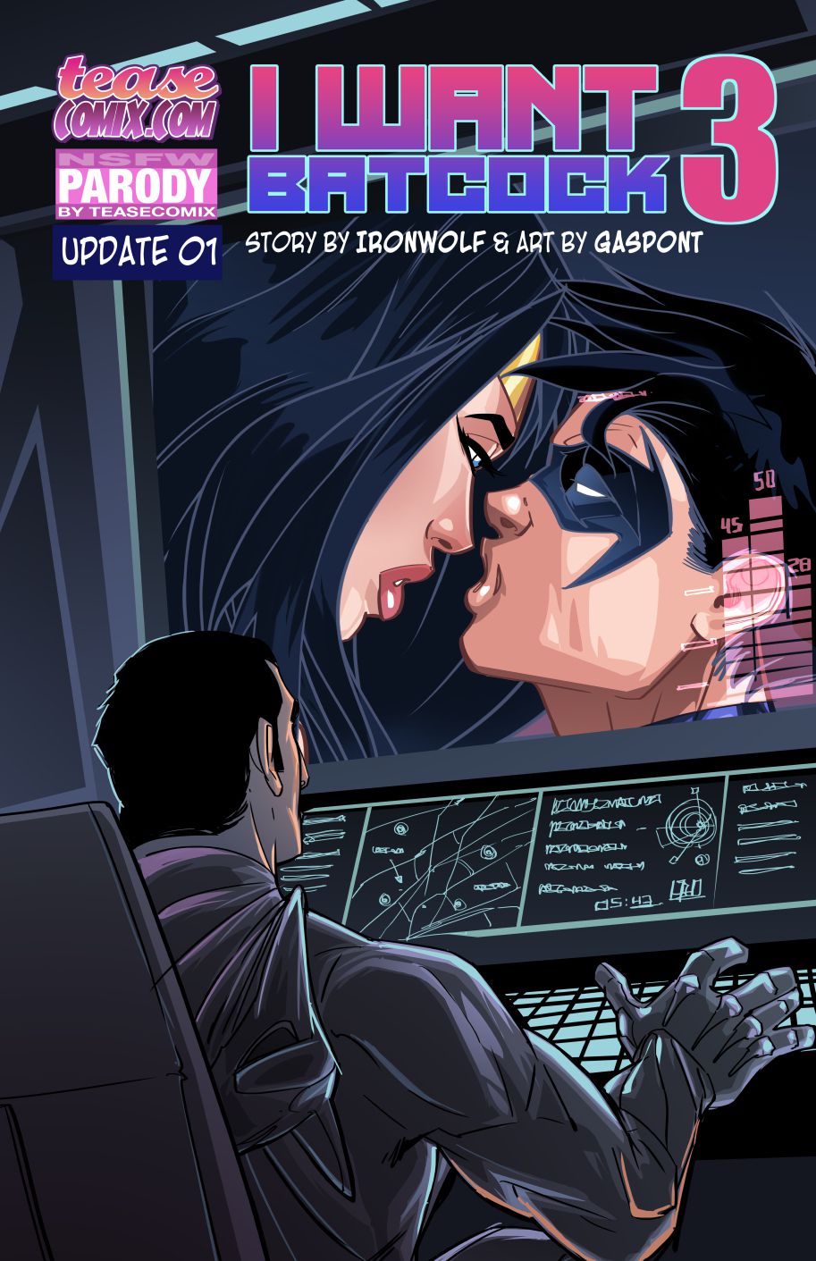 I Want Batcock (Justice League) [Tease Comix] 3 . I Want Batcock - Chapter 3 (Justice League) [Tease Comix] – page 1