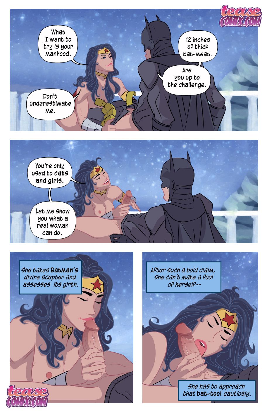 I Want Batcock (Justice League) [Tease Comix] 1 . I Want Batcock - Chapter 1 (Justice League) [Tease Comix] – page 7