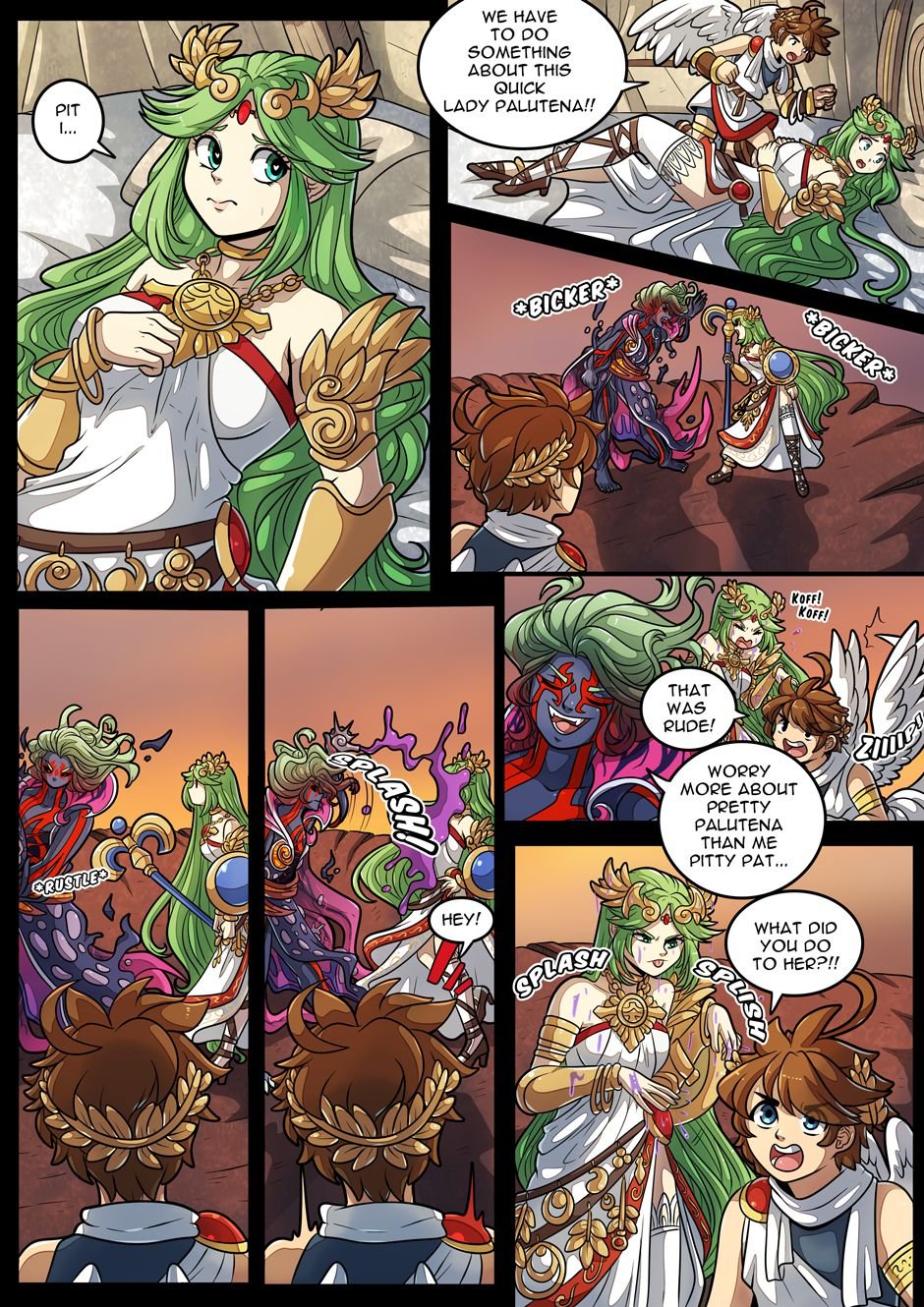 Pretty Poison (Kid Icarus) [Kinkymation] 1 . Pretty Poison - Chapter 1 (Kid Icarus) [Kinkymation] – page 3